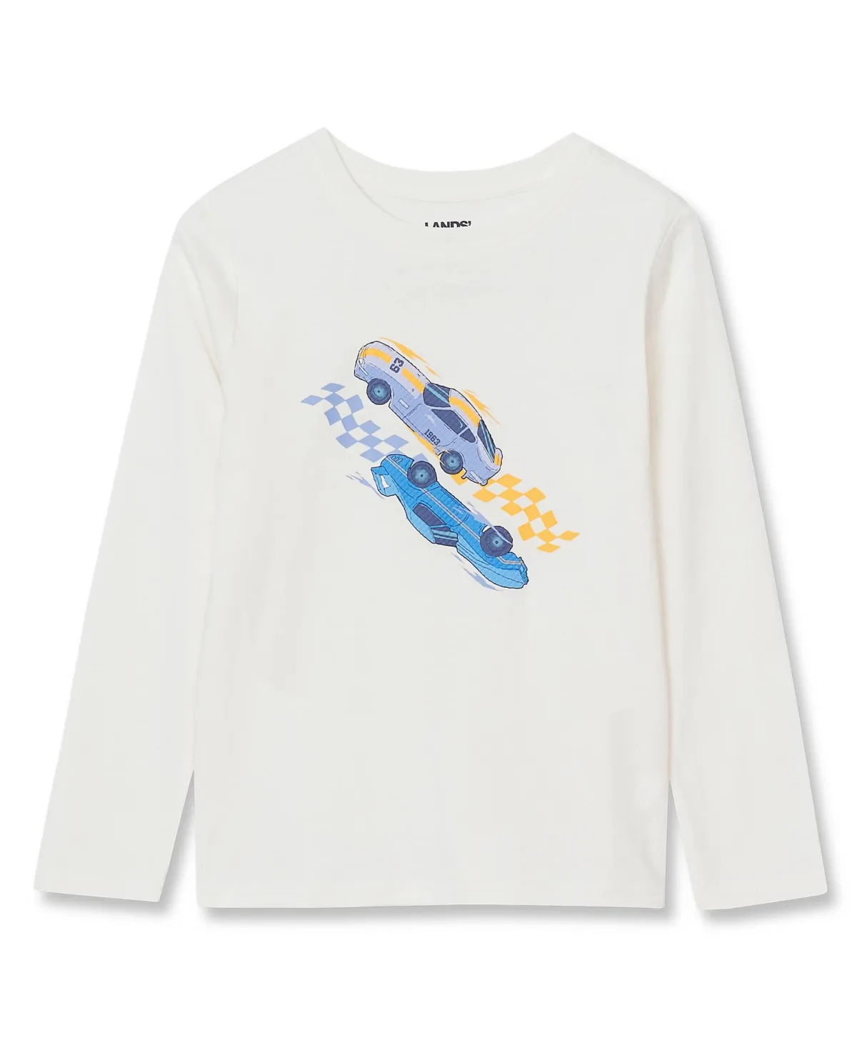 Glow-in-the-Dark Dinosaur Long-Sleeve Graphic Tee by Lands' End