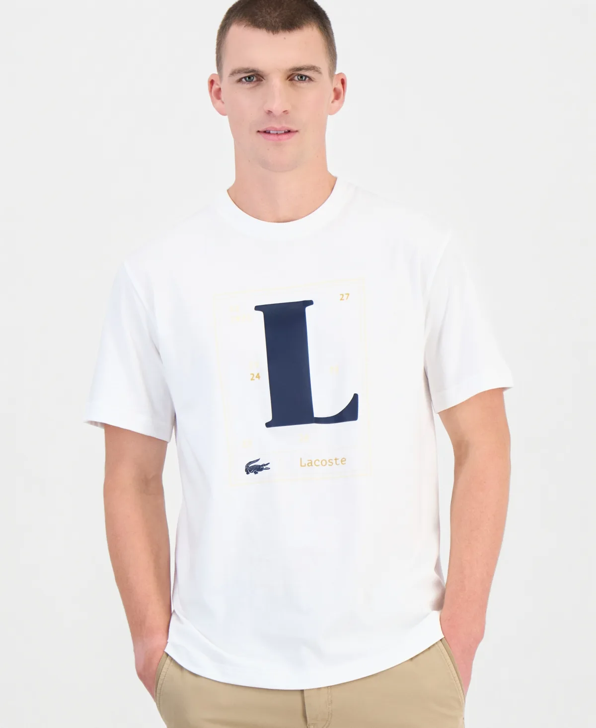 Short-Sleeve Classic-Fit Crewneck T-Shirt by Lacoste