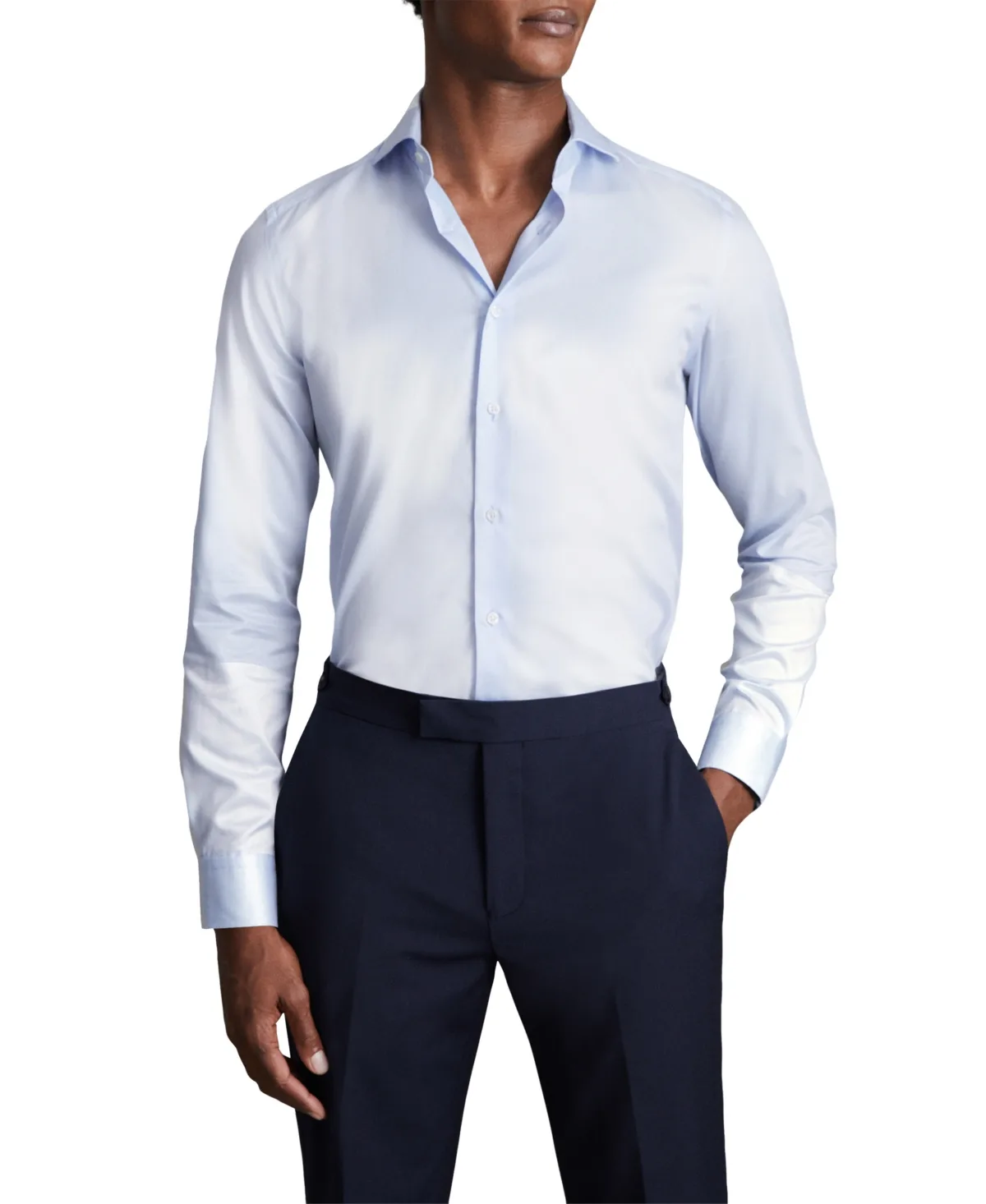 Storm Slim-Fit Long-Sleeve Cutaway-Collar Dress Shirt by Reiss