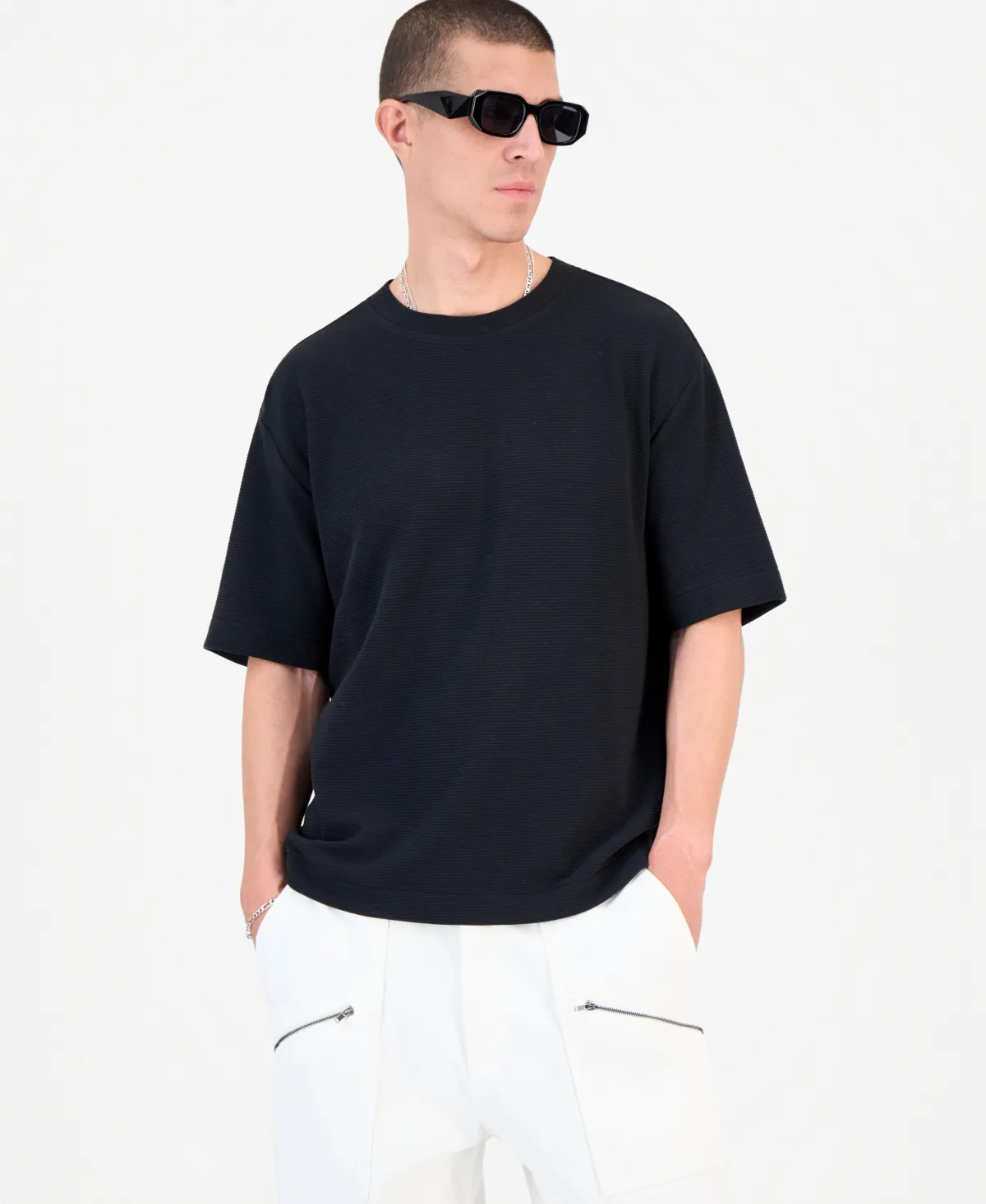 Corey Ottoman-Knit T-Shirt by Mode of One