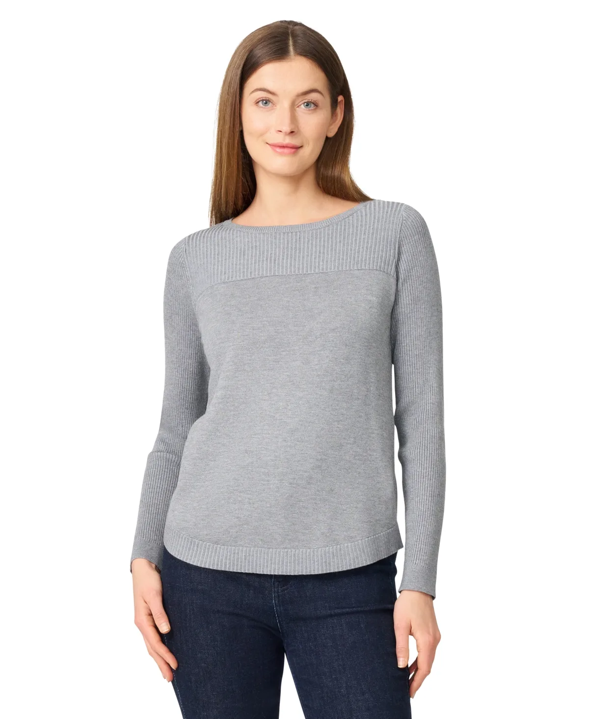 Melissa Paige Boat Neck Long-Sleeve Sweater by PAIGE