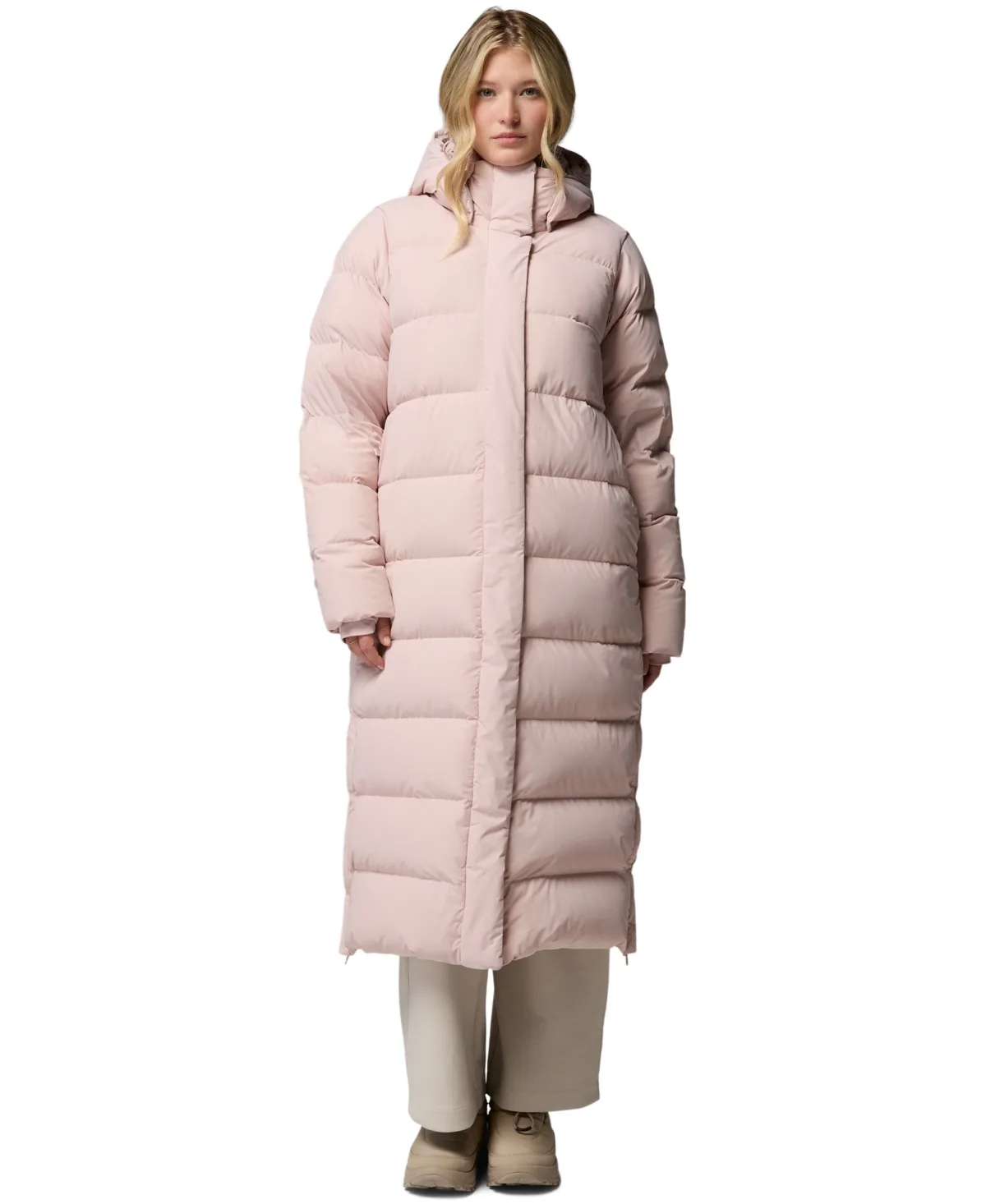 Amaze Long Hooded Puffer Jacket by Columbia