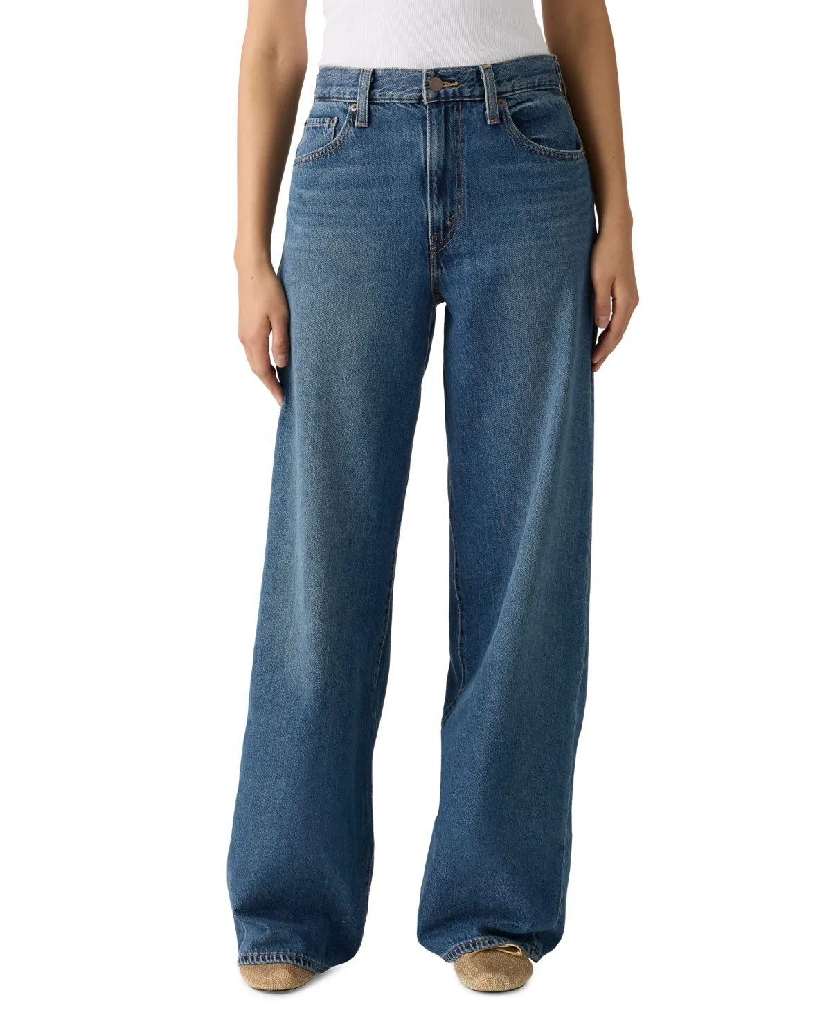 Cinch High-Rise Wide-Leg Jeans by Levi's
