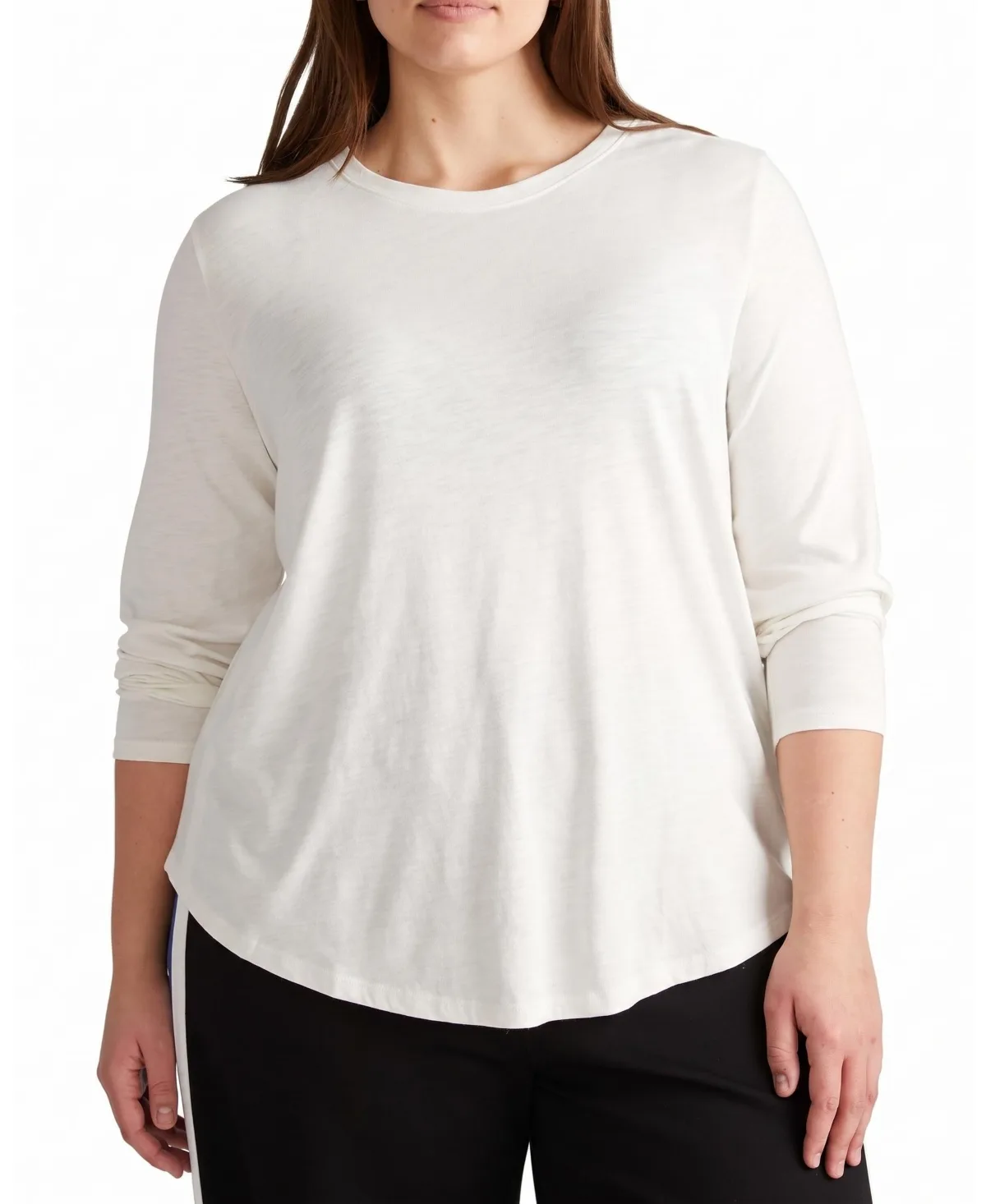 Tee Rex Semi-Sheer Lightweight Long-Sleeve Crewneck T-Shirt by Universal Standard