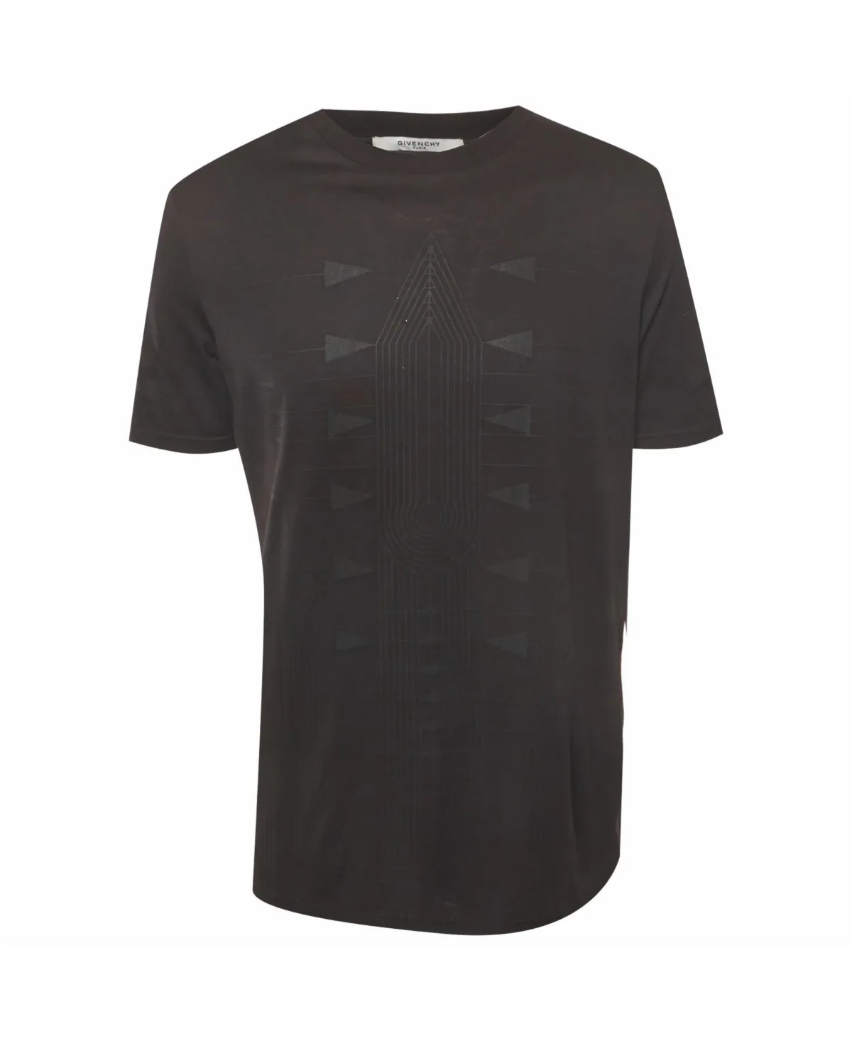Pre-Owned Tonal Geometric Print Jersey T-Shirt by GIVENCHY