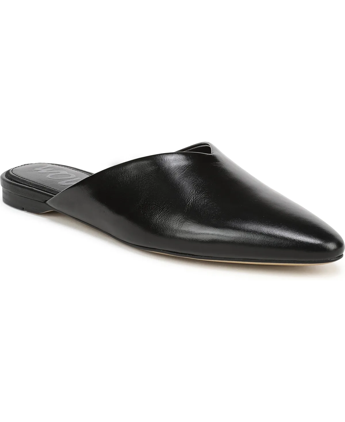 Khai Slip-On Mules - Black Leather by Sam Edelman