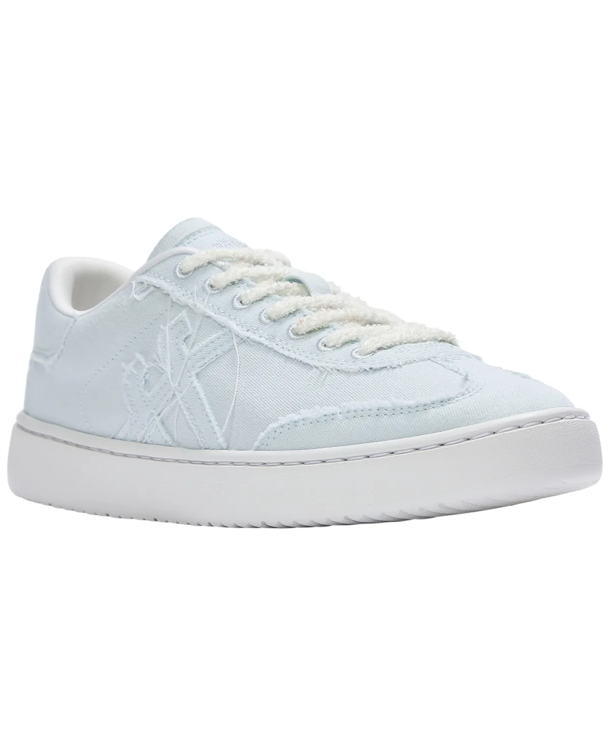 The Dash Denim Frayed Round Toe Sneakers by FitFlop