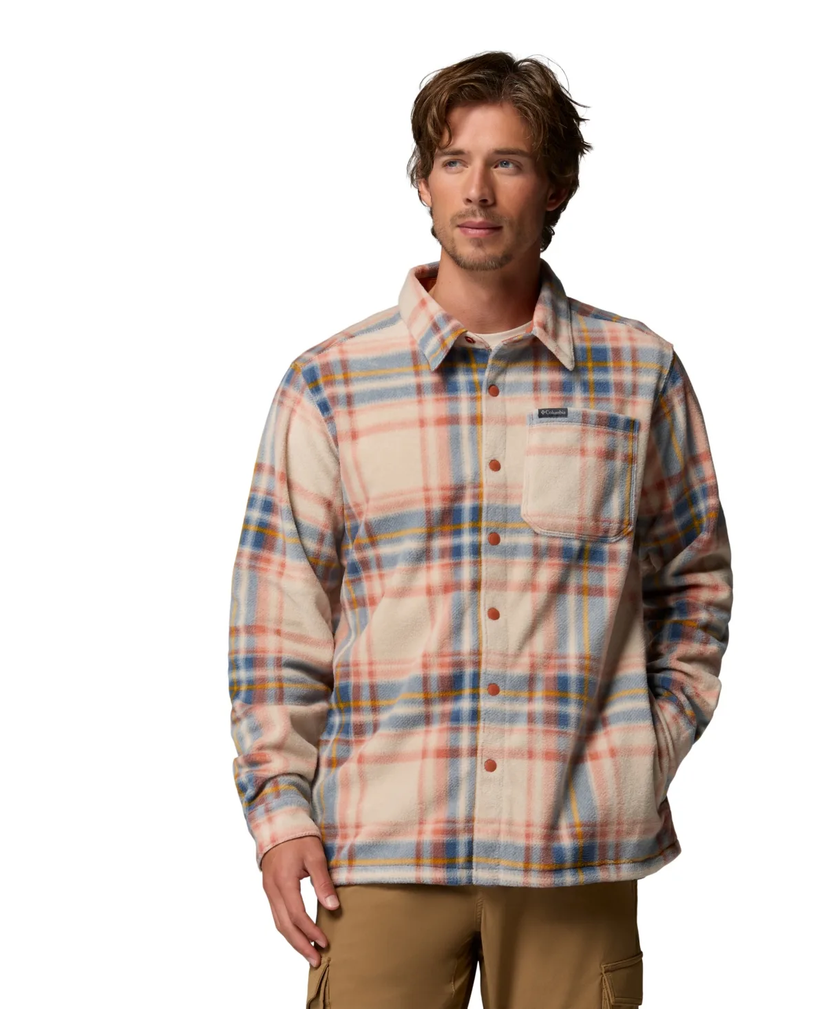Steens Mountain II Plaid Fleece Shirt Jacket by Columbia