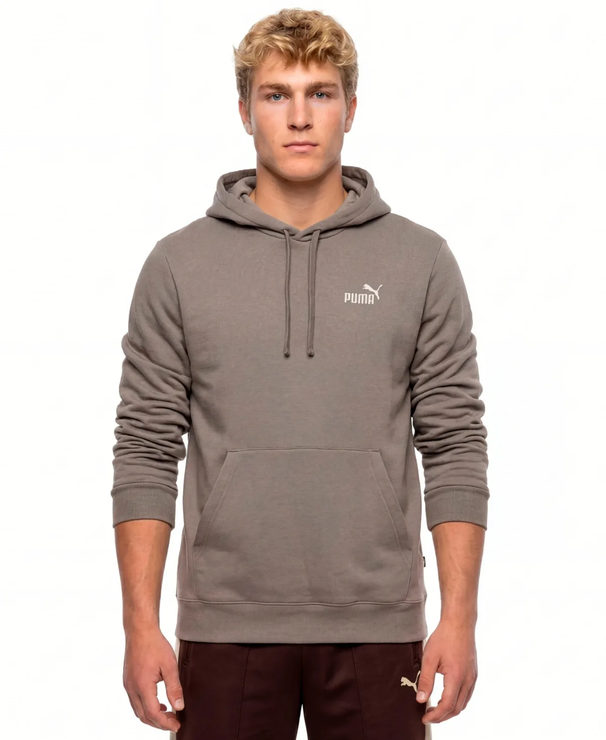 Essential Fleece Kangaroo Pocket Hoodie by PUMA