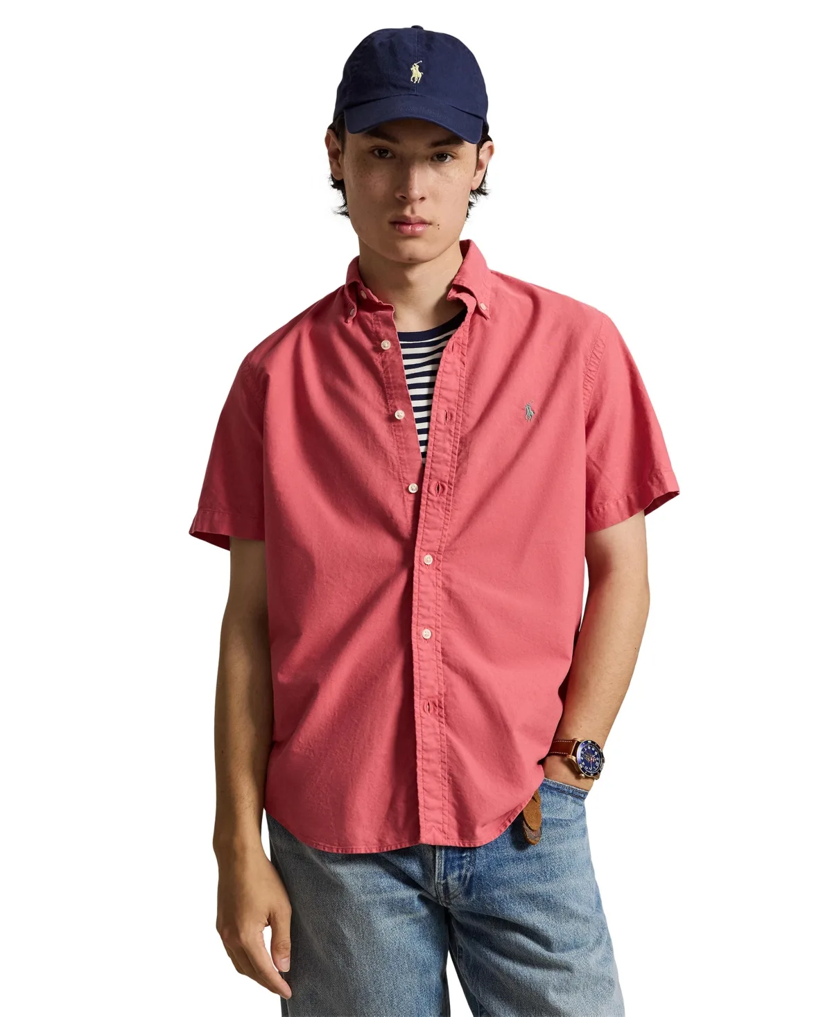 Classic Fit Garment-Dyed Oxford Shirt by Polo Ralph Lauren