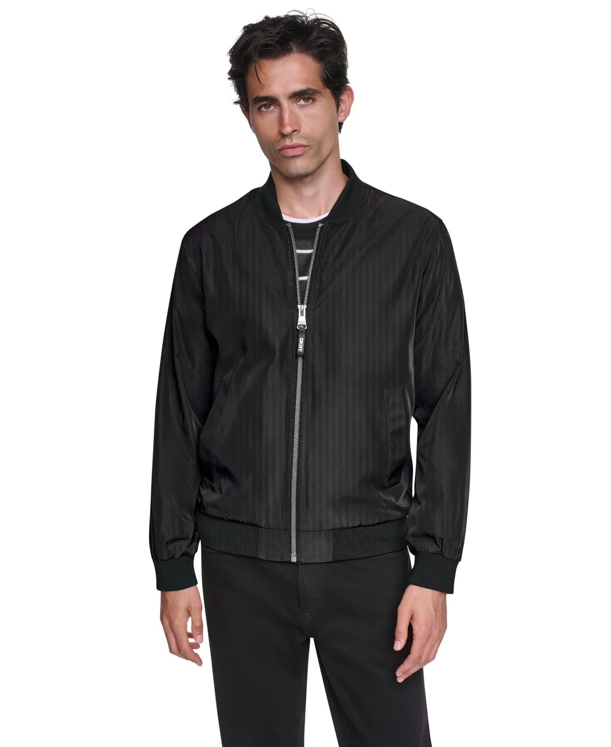 Twill Bomber Jacket by DKNY