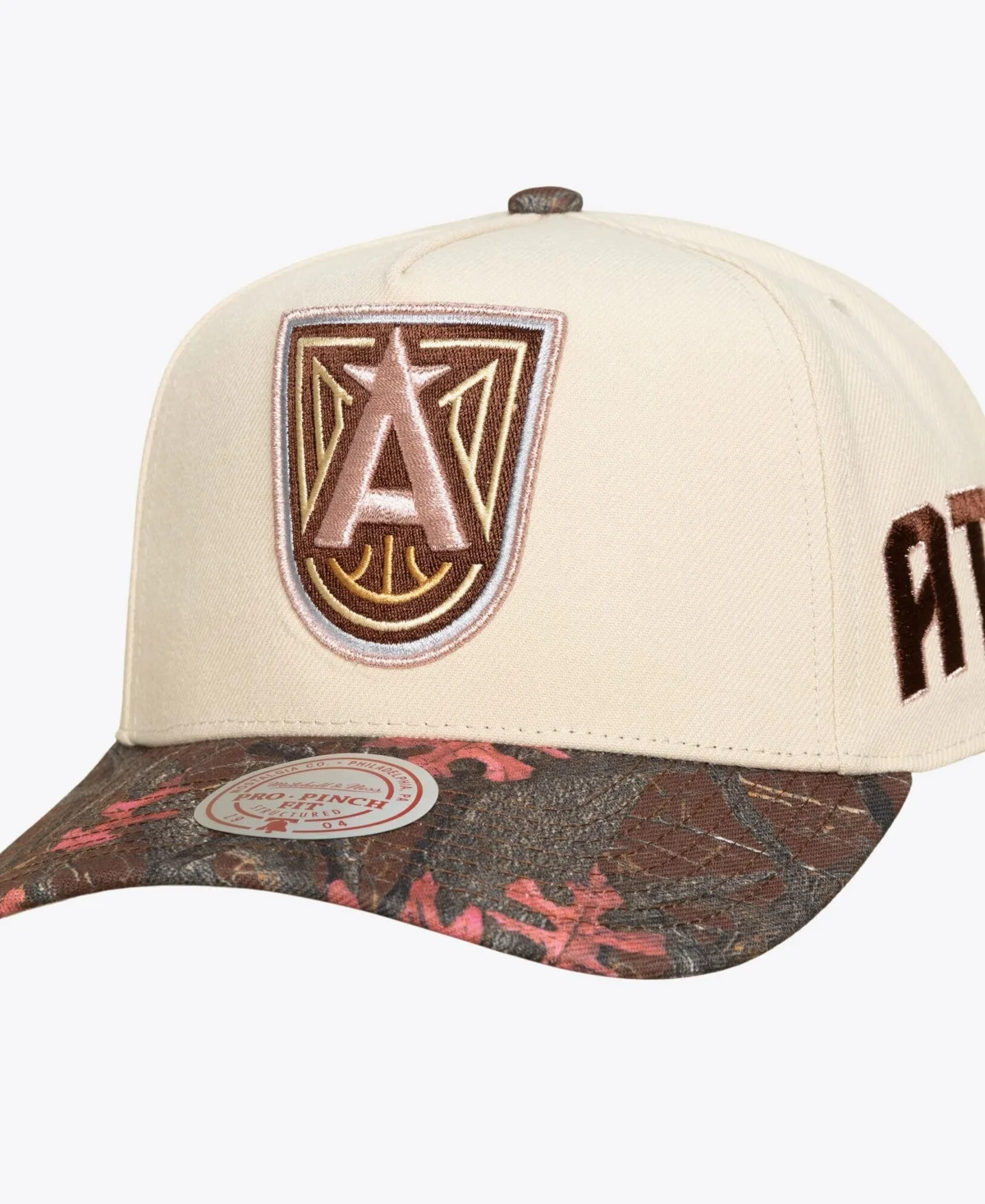 Atlanta Dream Pink Pro Snapback Hat by Mitchell & Ness