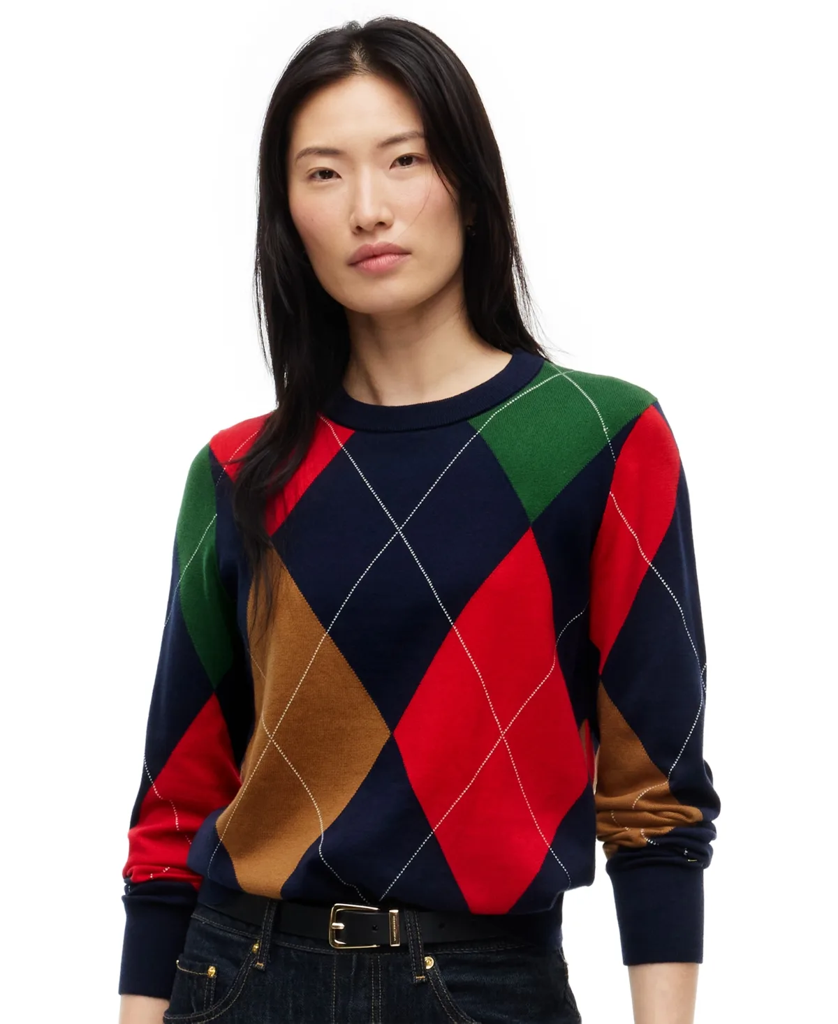 Crewneck Cotton Sweater by Tommy Hilfiger