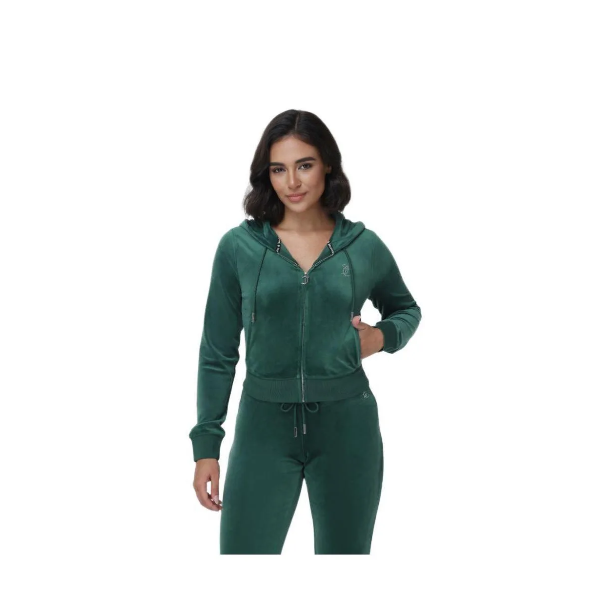 Juicy Full-Zip Velour Hoodie by Juicy Couture