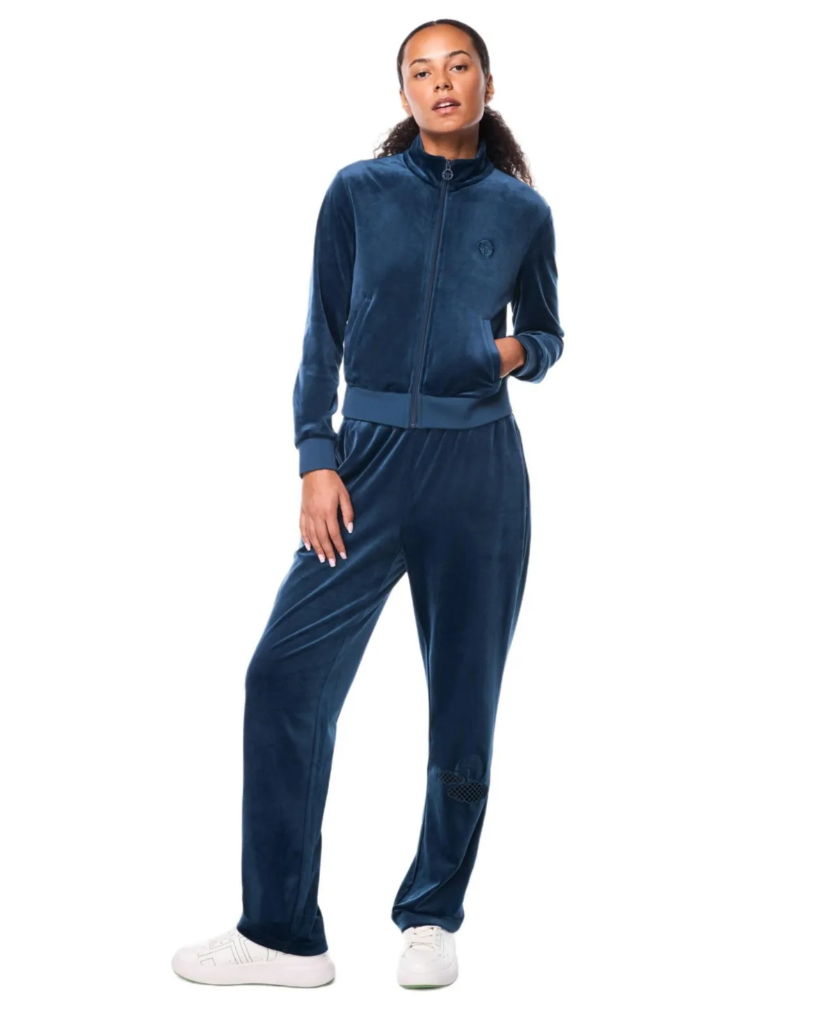 Nuvola Velour Straight-Leg Track Pant by Sergio Tacchini