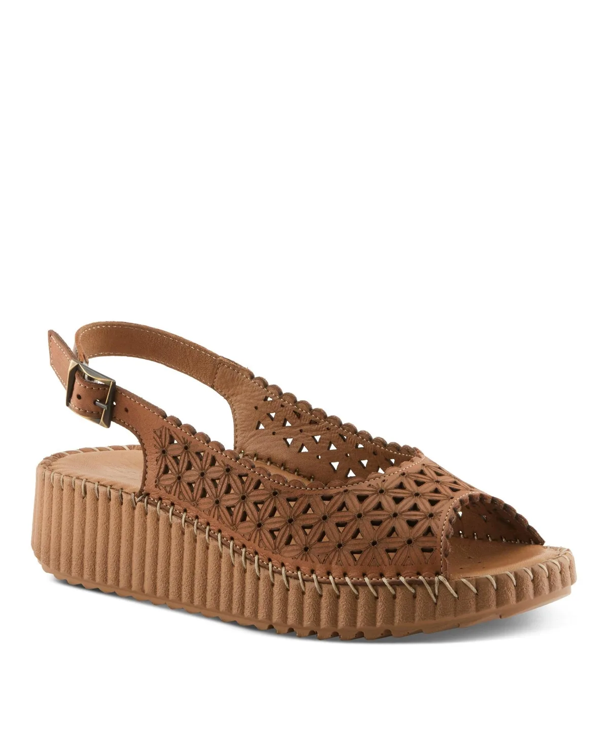 Rowyn Slingback Wedge with Cushioned Insole by Spring Step