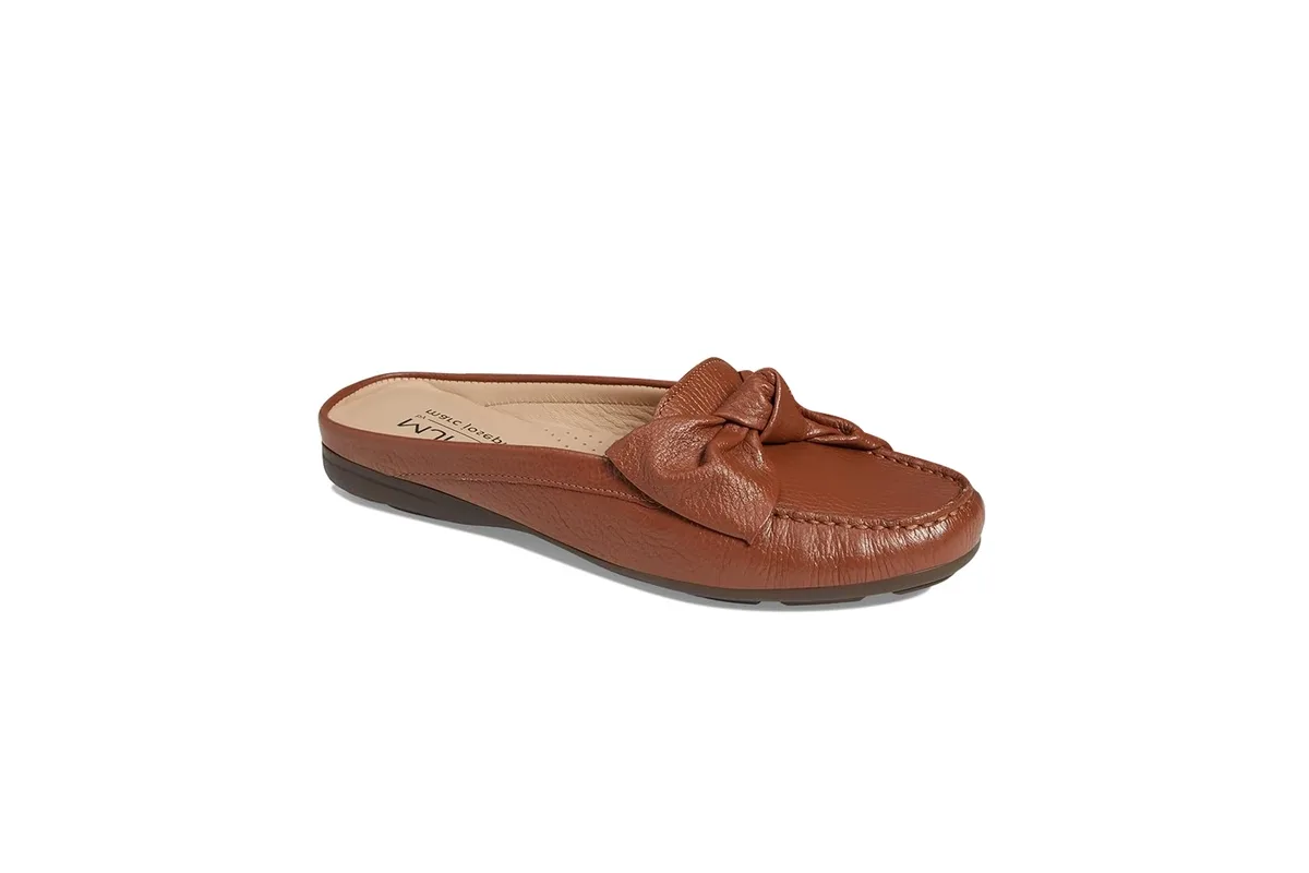 Marc Joseph New York Diane St Slip on Comfort Bow Mule by Joseph