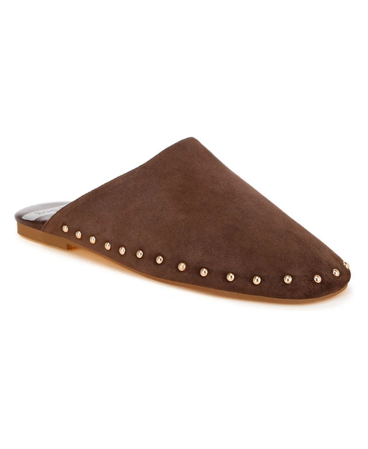 Corbera Studded Round-Toe Leather Mules by Rag & Co