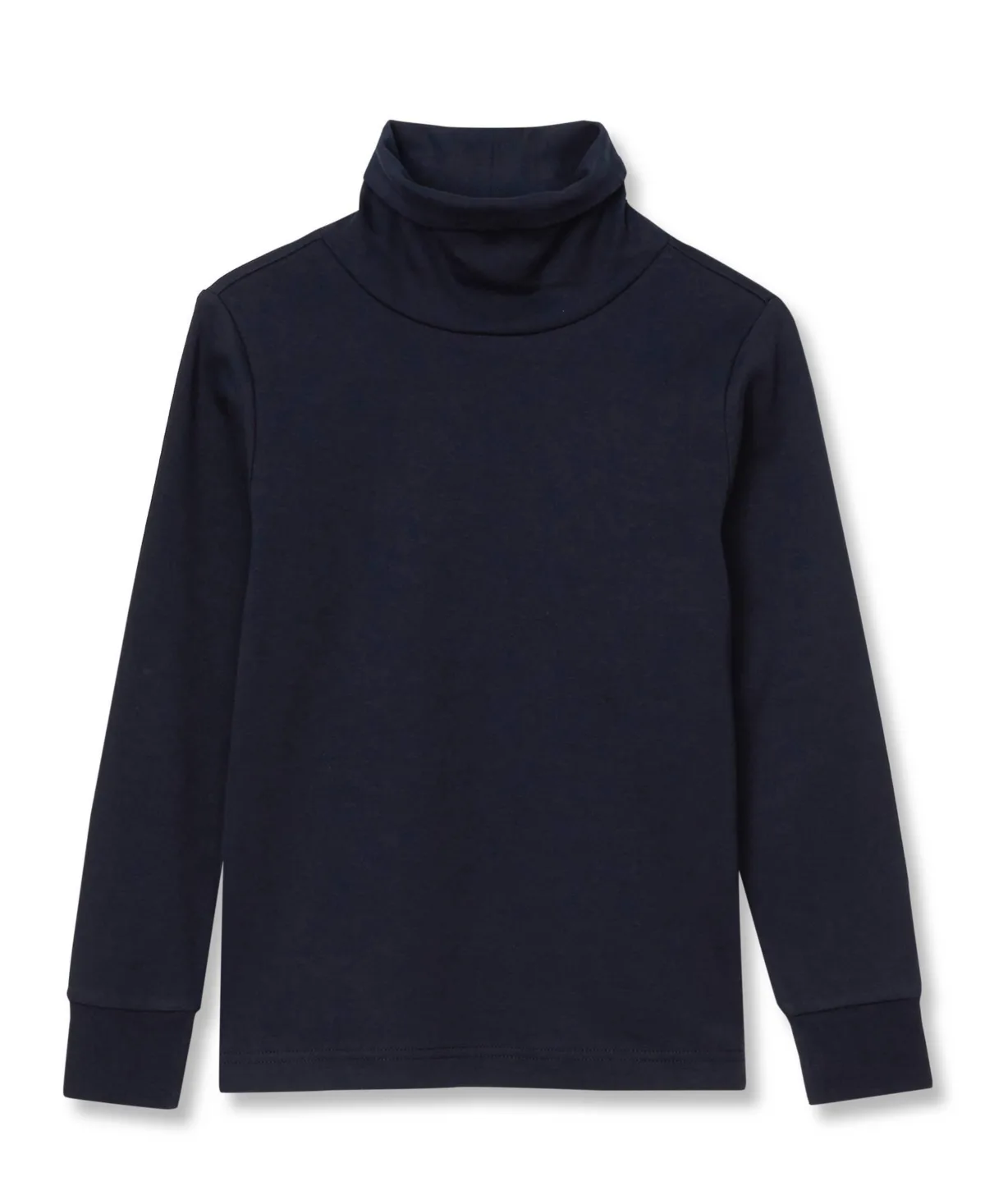 Long-Sleeve Turtleneck 100% Cotton T-Shirt by Lands' End