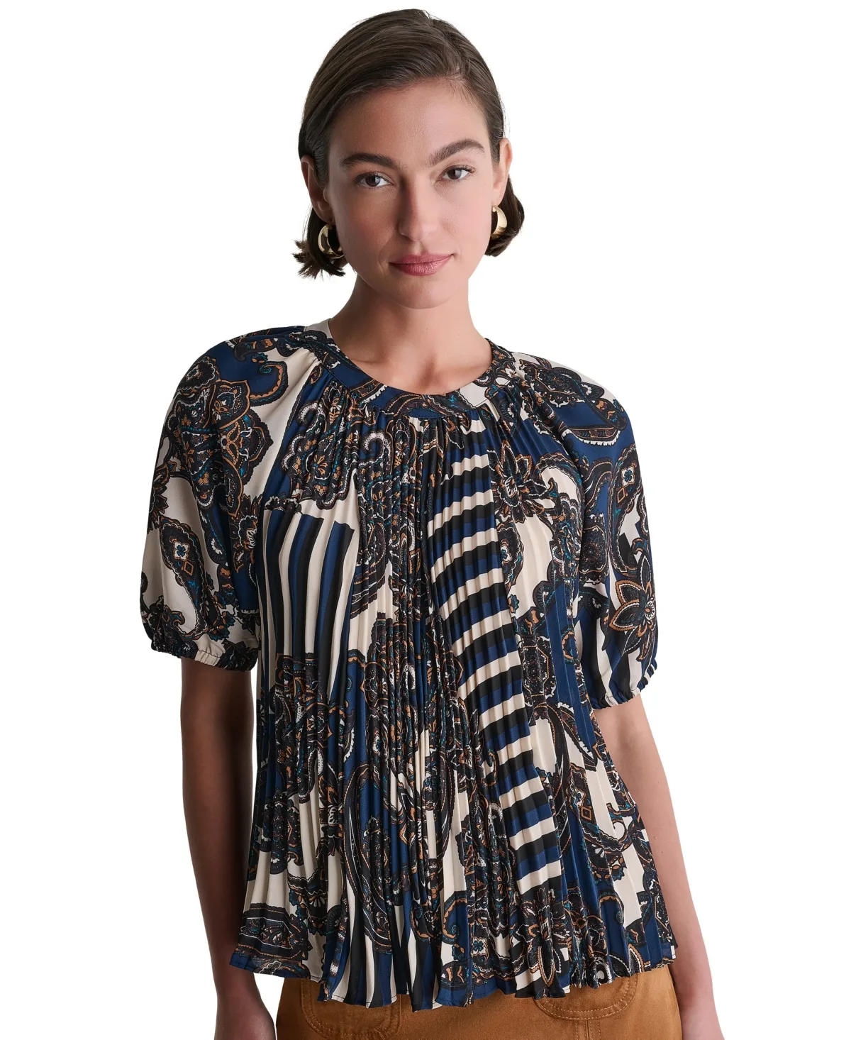 Raglan Short-Sleeve Blouse by BCBG