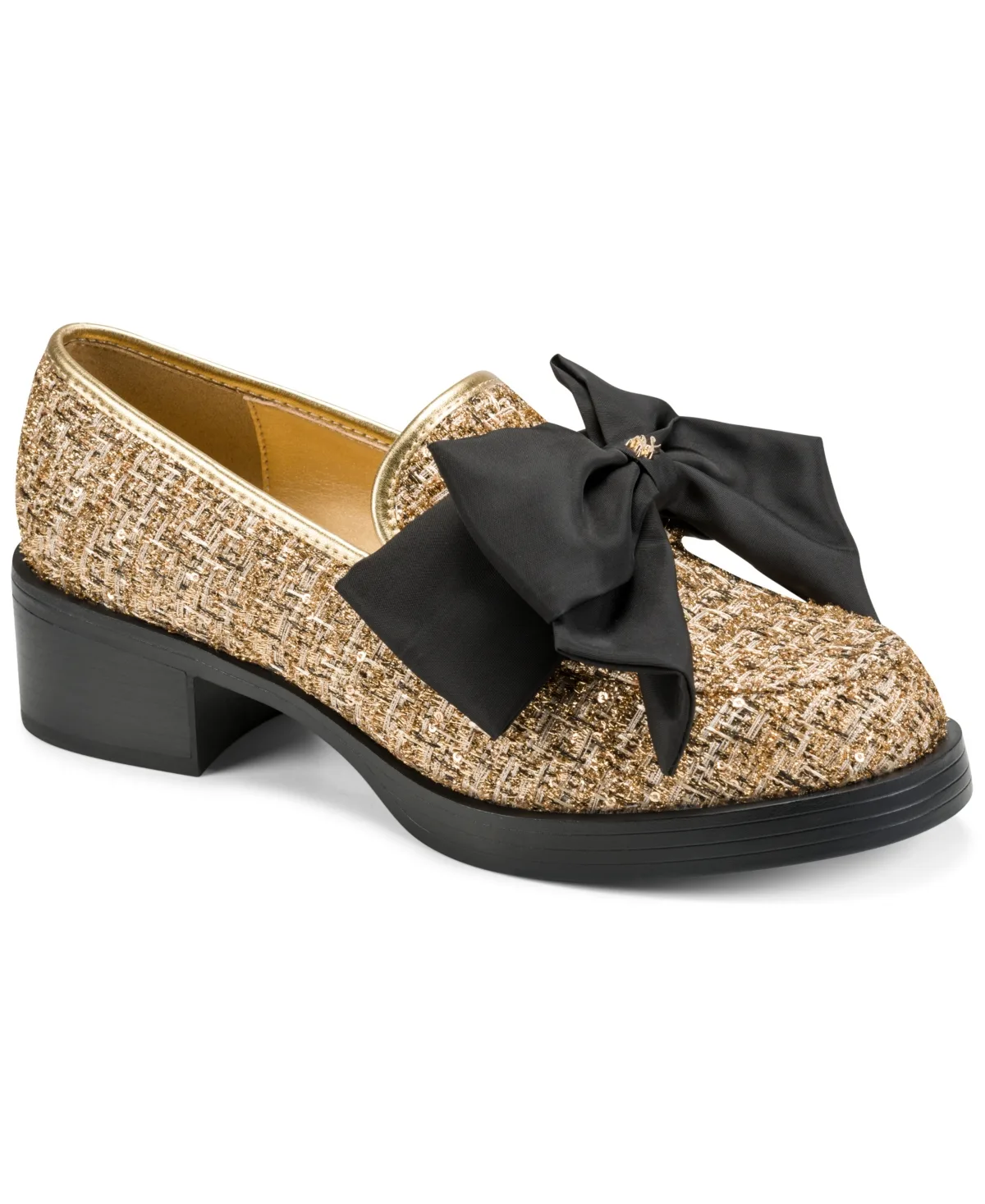 Camilia Bow Slip-On Loafers by Karl Lagerfeld