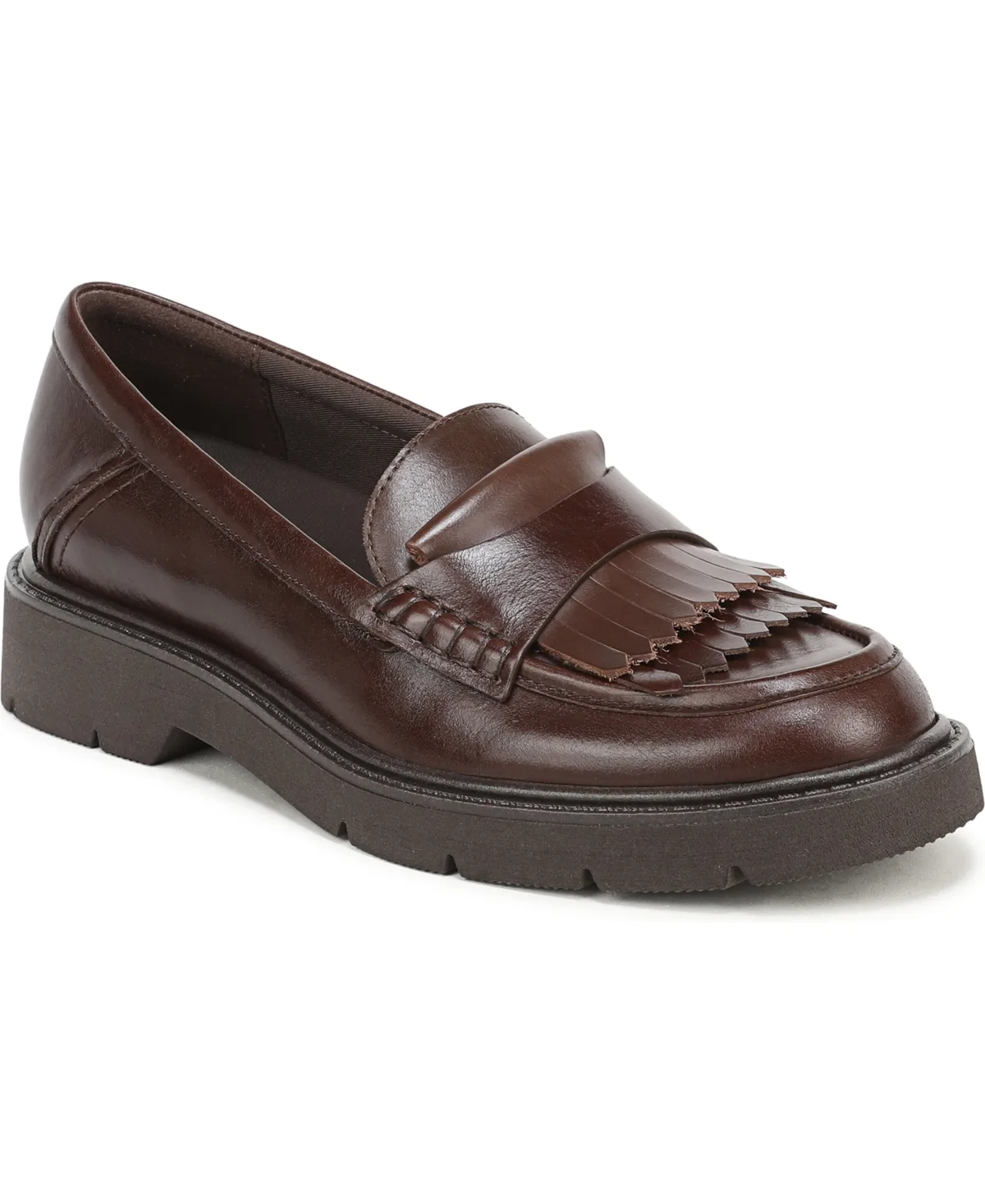 27 Edit Naturalizer Tate Lug-Sole Round Toe Loafers by Naturalizer