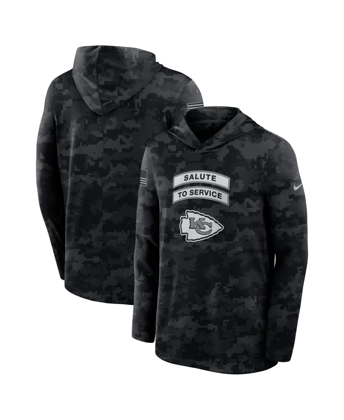 Kansas City Chiefs Sideline Lightweight Hooded Pullover by Nike