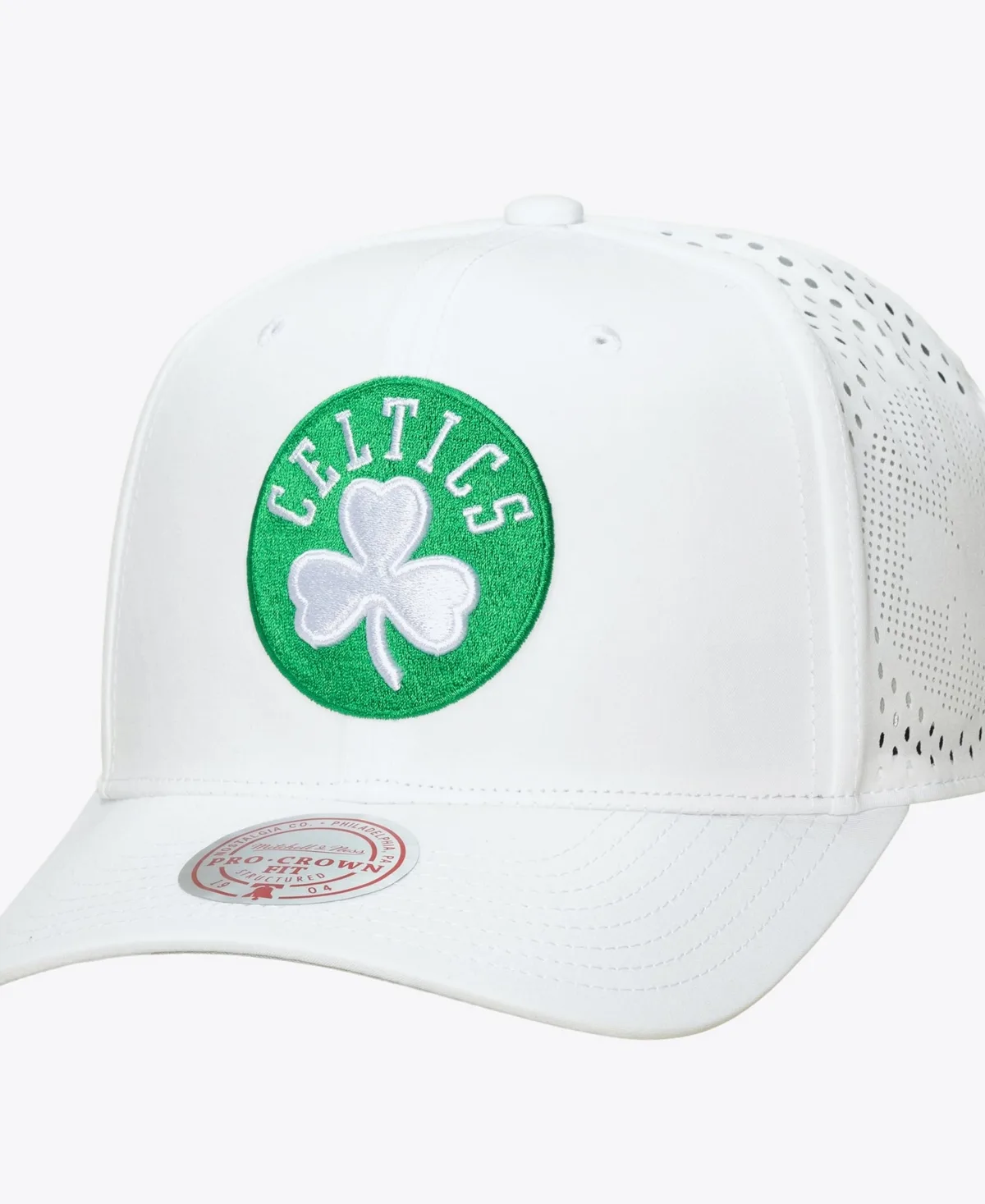 Boston Celtics Perfect Lightweight Pro Crown Adjustable Hat by Mitchell & Ness