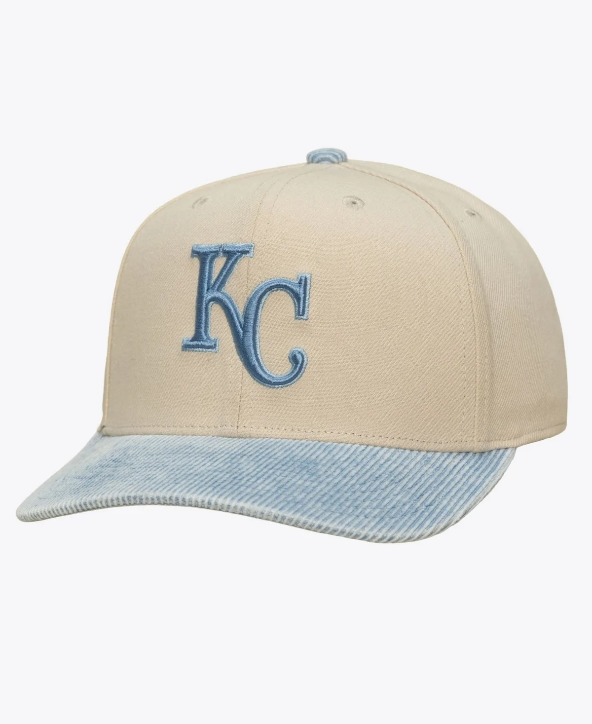 Kansas City Royals Corduroy-Snapback Baseball Cap by Mitchell & Ness