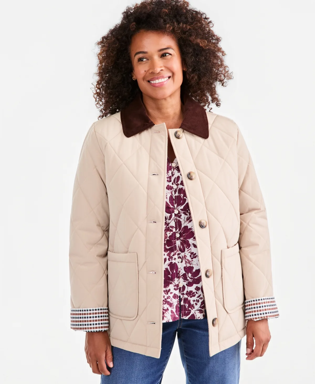 Quilted-Barn Jacket by Style & Co
