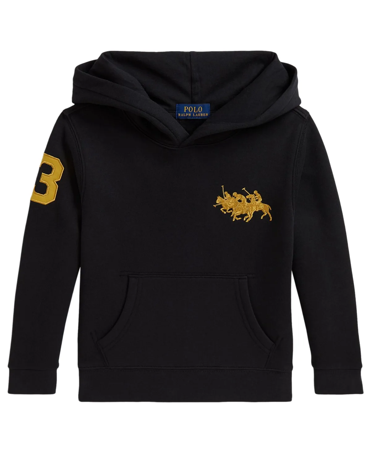 Triple-Pony Cotton-Blend Fleece Hoodie by Polo Ralph Lauren