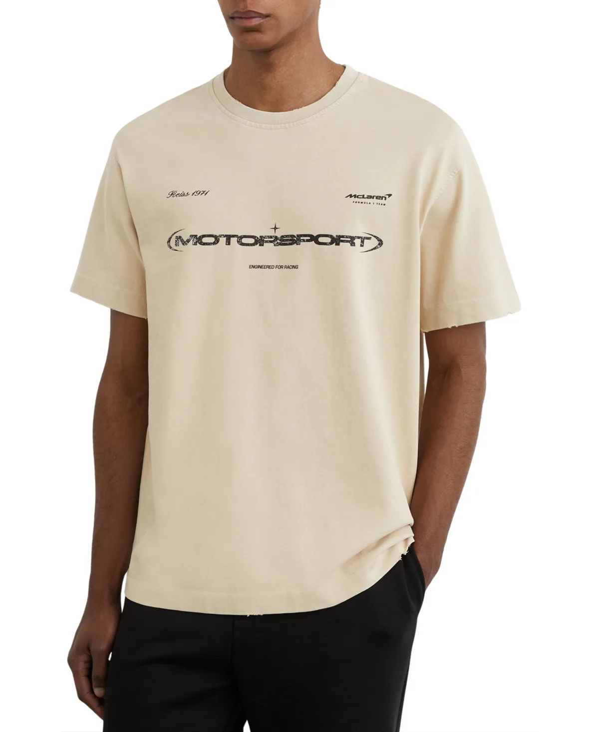 Arkon McLaren Racing Relaxed-Fit Washed-Lightly-Distressed T-Shirt by Reiss