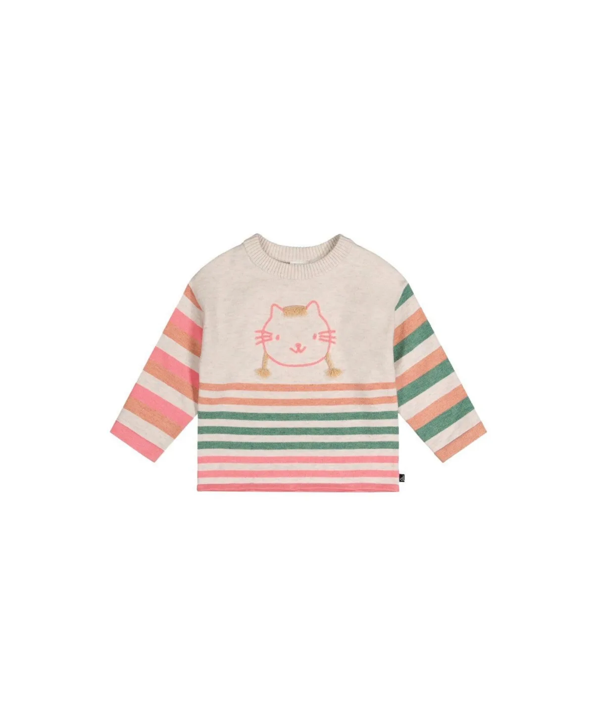 Knitted Stripe Sweater by Deux Par Deux