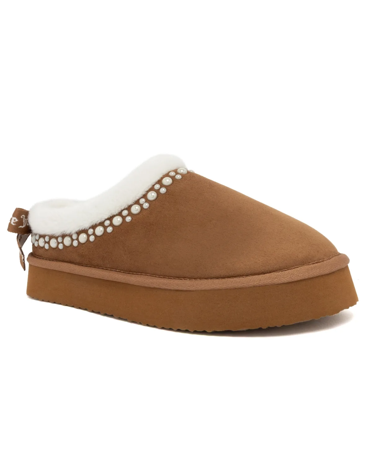 Obvi Pearl-Trim Embellished Mule Clogs by Juicy Couture