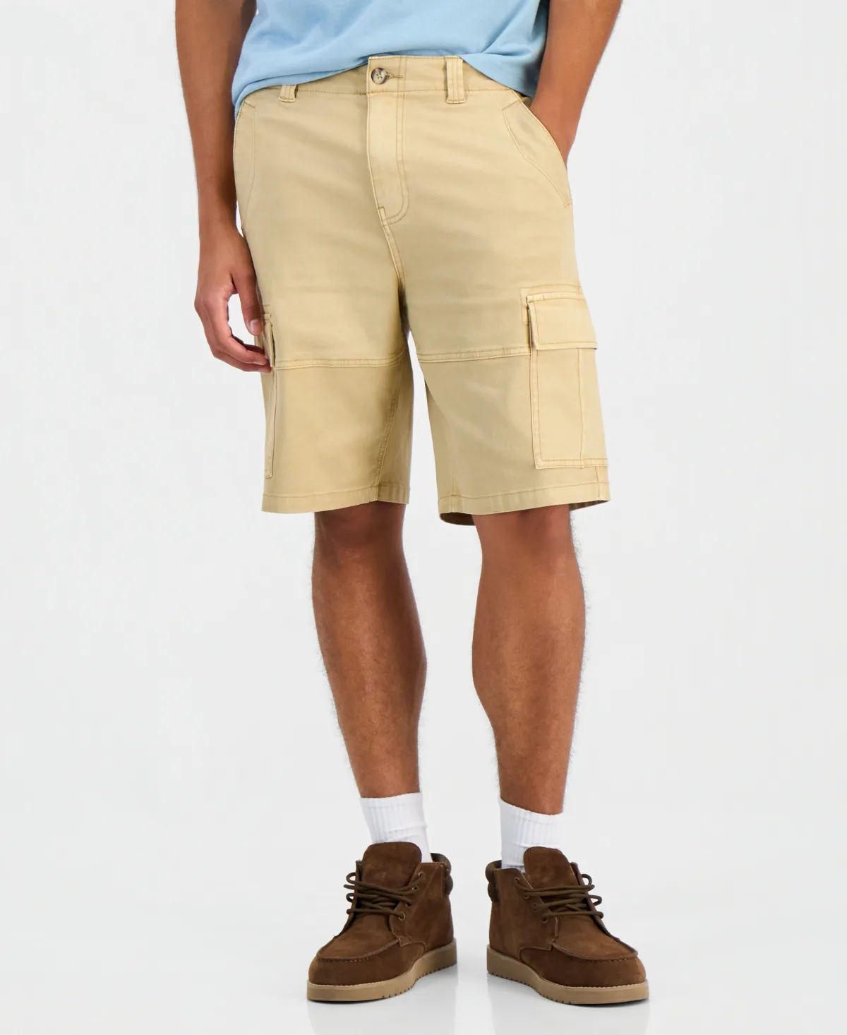 Regular-Fit Cargo Shorts, 10" Inseam