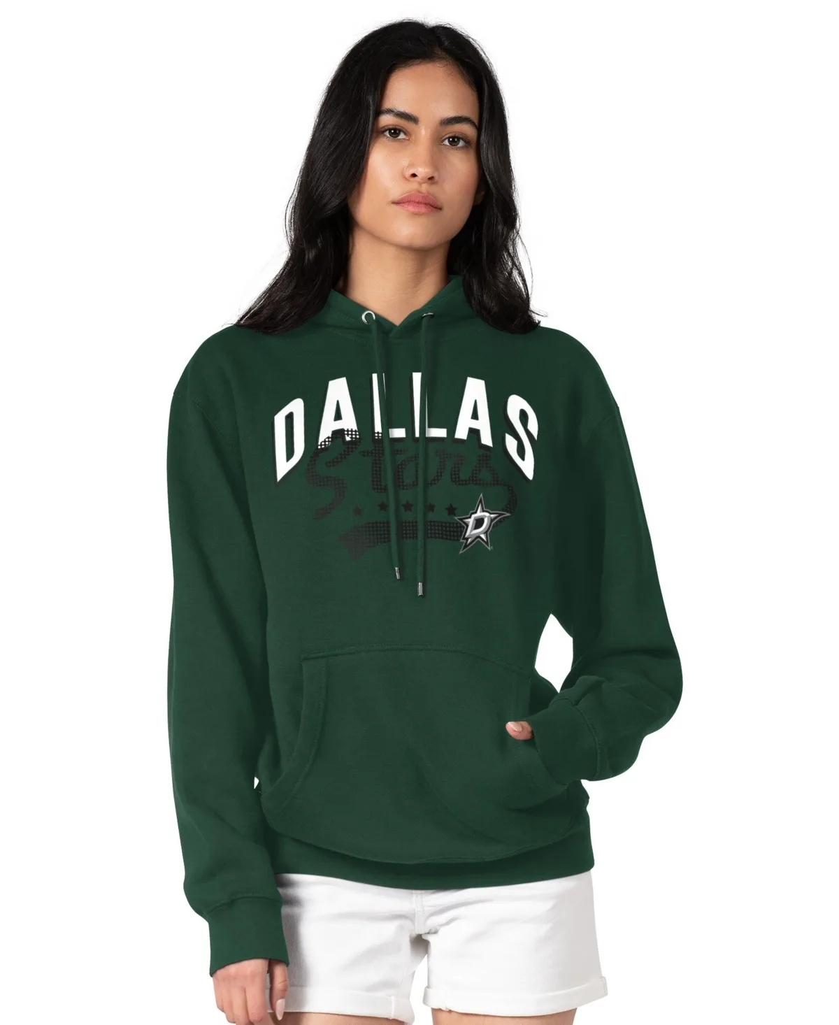 Dallas Stars Filigree Logo Pullover Hoodie by G-III
