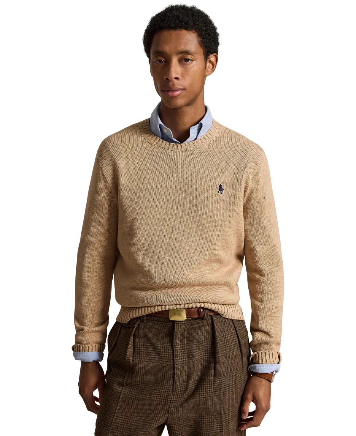 Cotton Crewneck Sweater by Polo Ralph Lauren