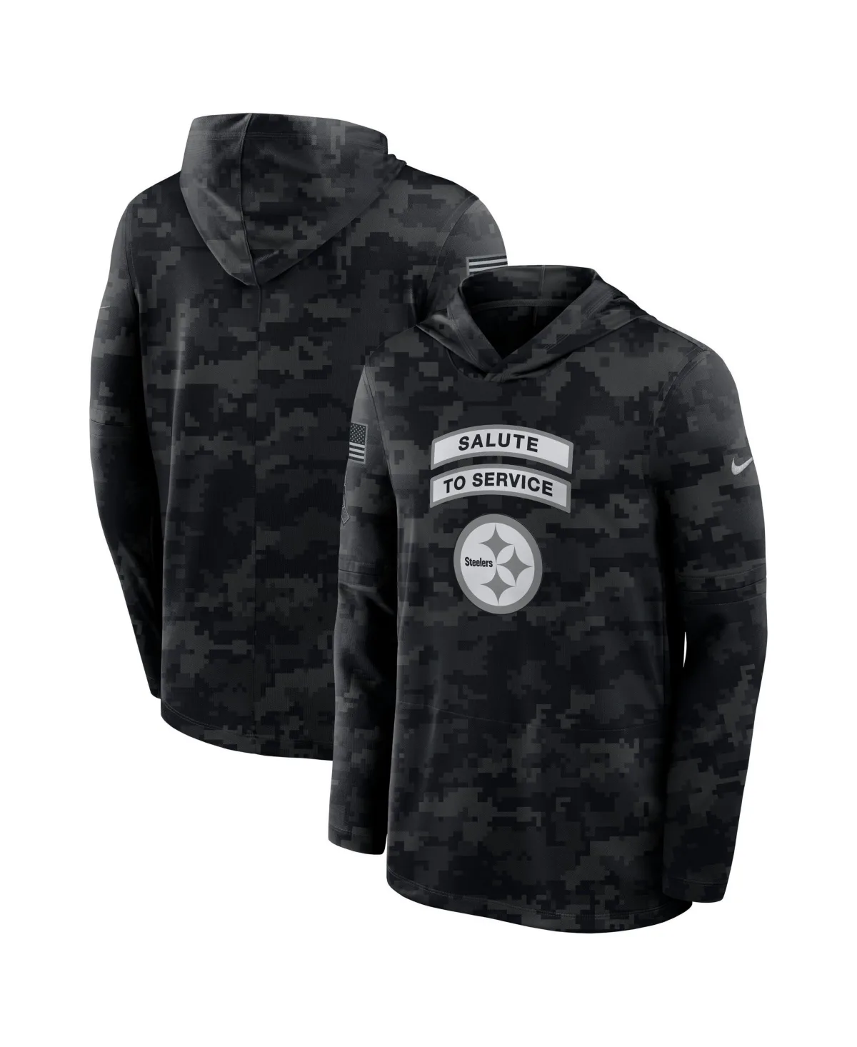 Pittsburgh Steelers Sideline Lightweight Hooded Pullover by Nike