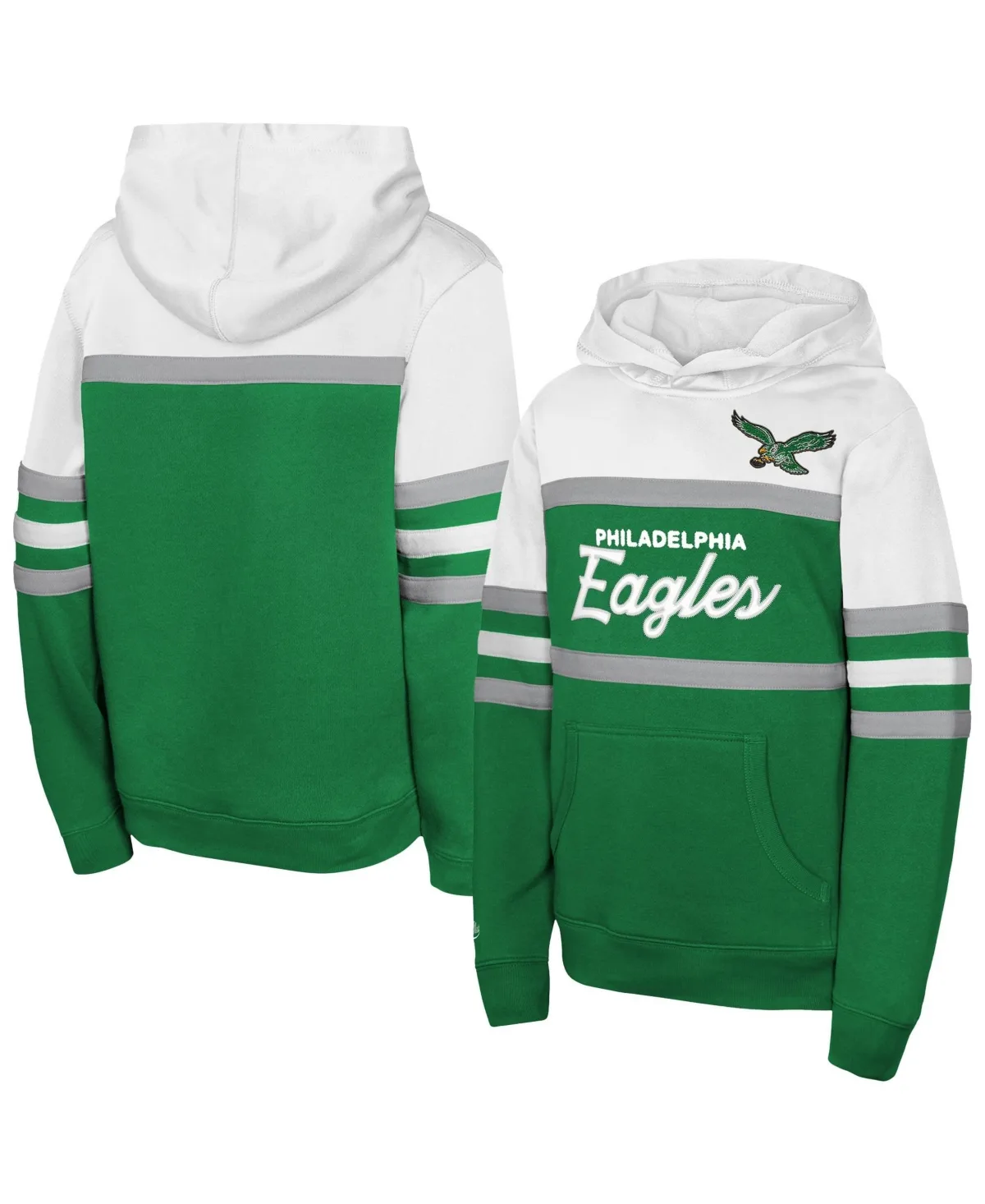 Philadelphia Eagles Throwback Head Coach Hoodie by Mitchell & Ness