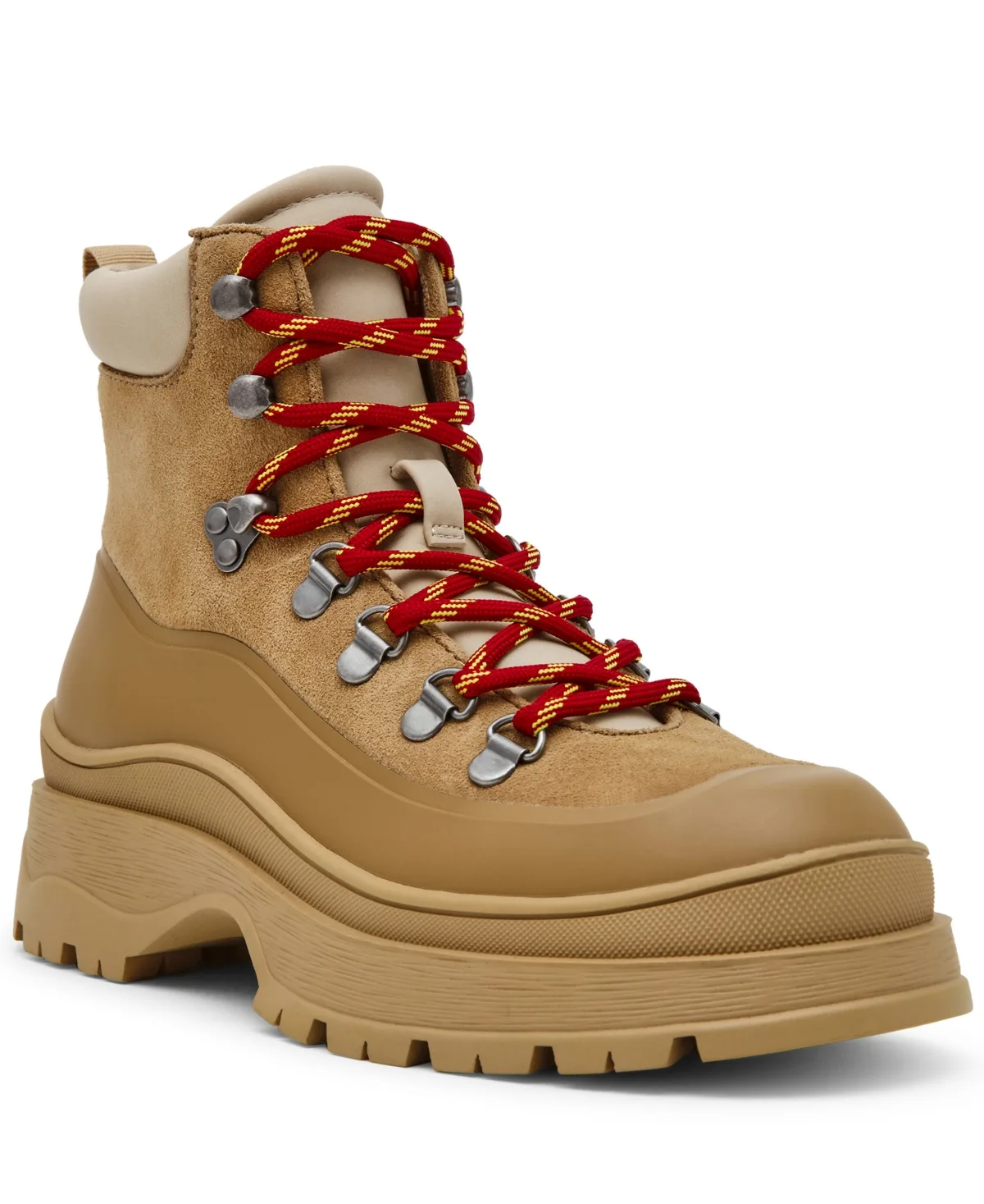 Sergeant Lace-Up Lug-Sole Hiker Booties by Steve Madden
