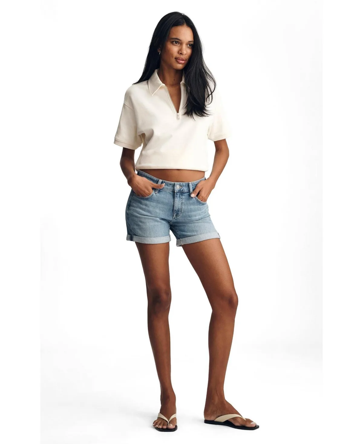 Julia Mid Rise Relaxed Short by Mavi Jeans