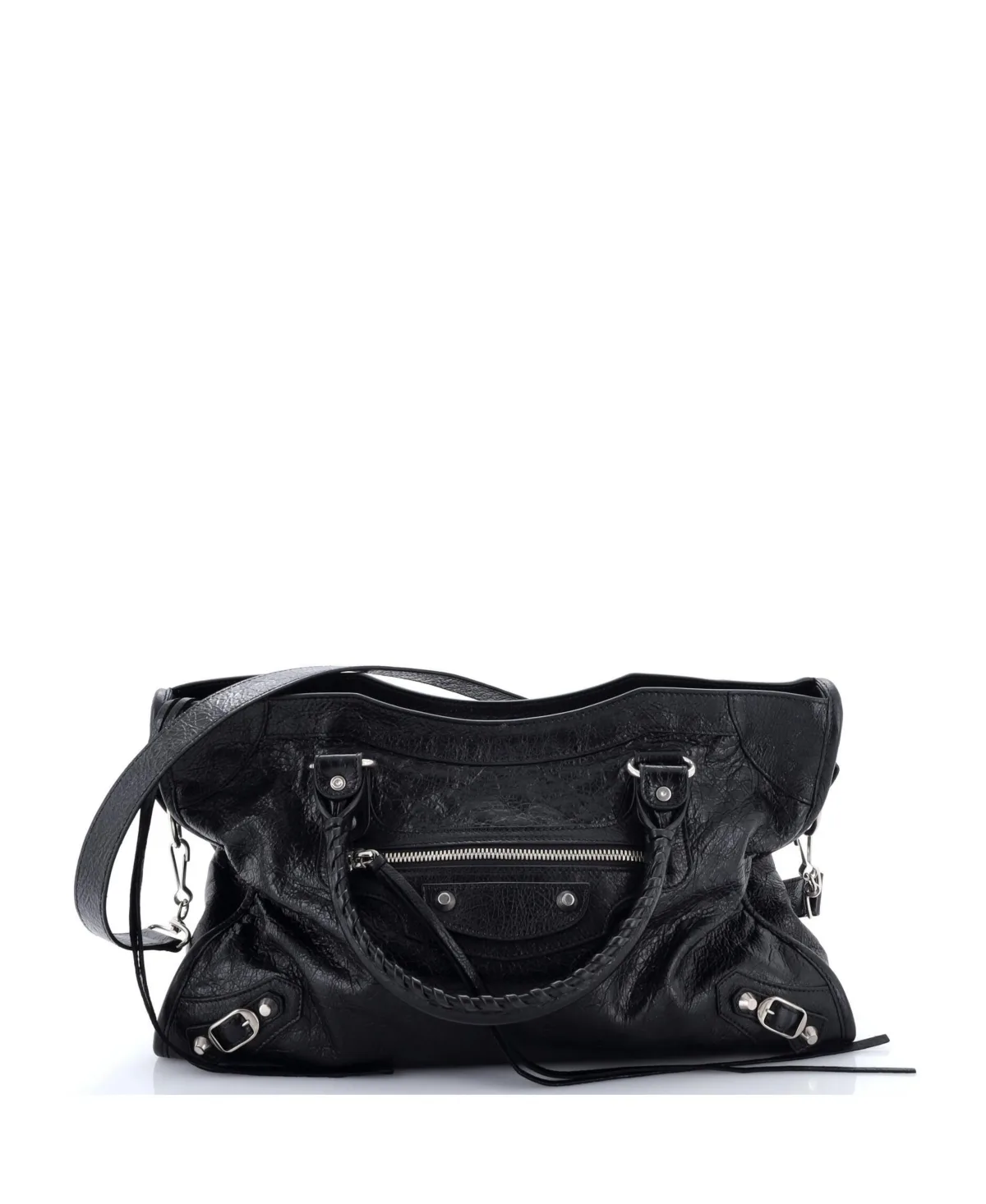 Pre-Owned Medium City Classic Studs Bag Leather