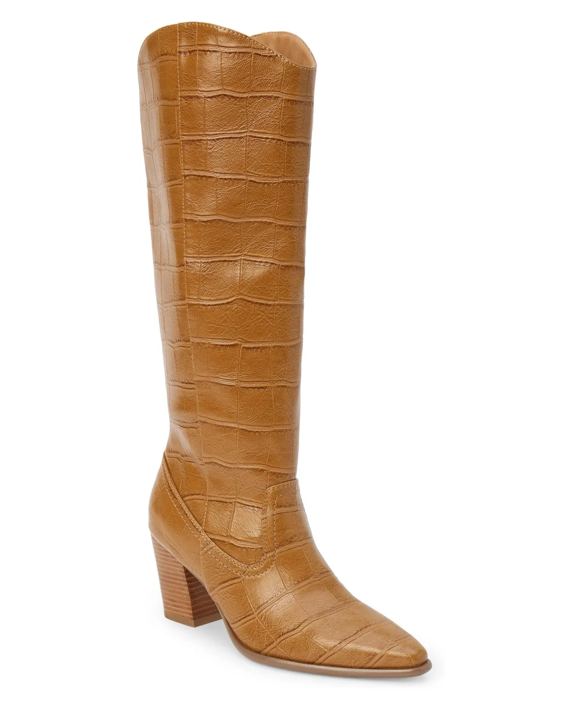 Coconuts by Matisse Kirby Knee-High Pointed-Toe Block-Heel Boots by Matisse