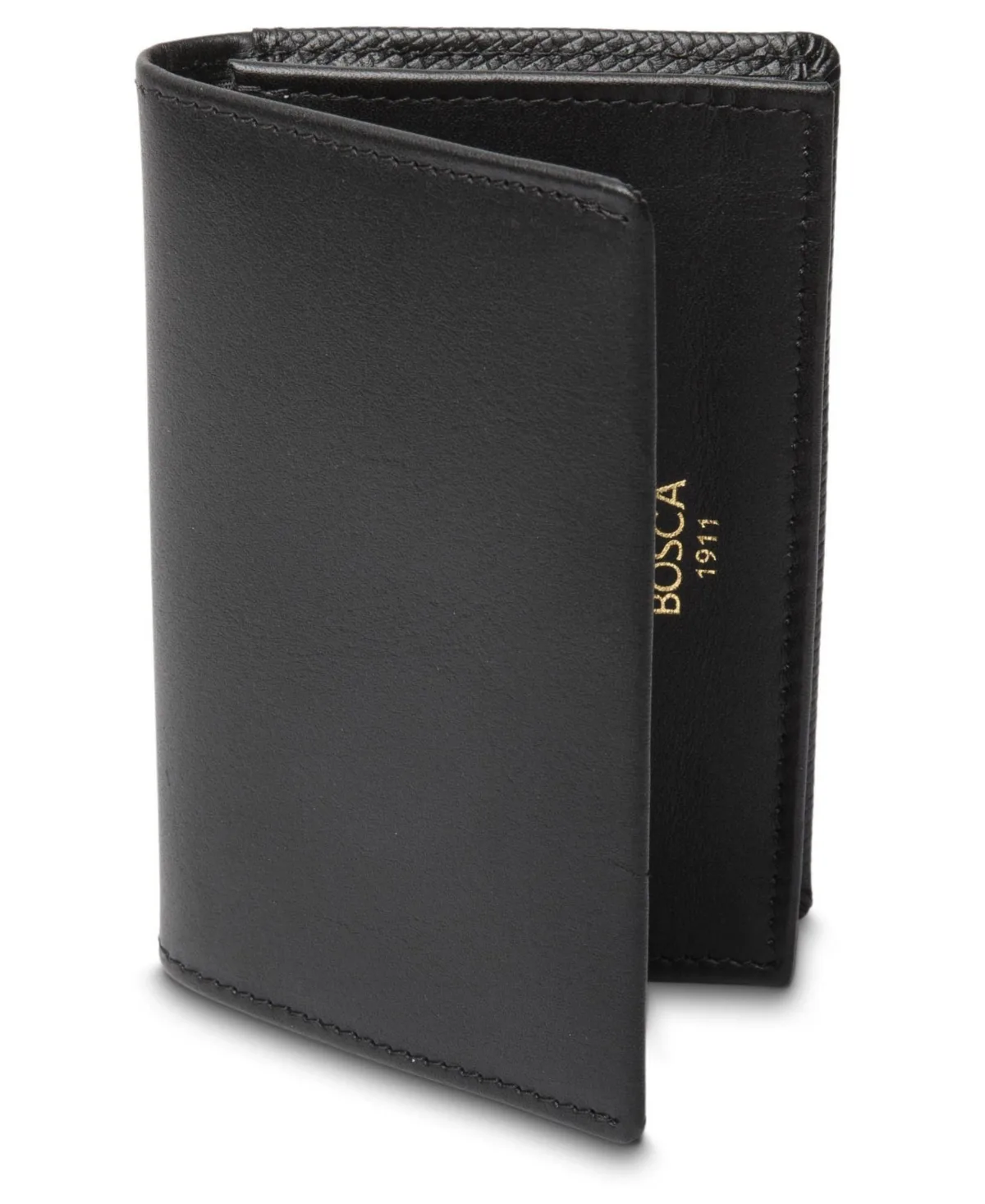Saffiano Full Gusset, 2 Pkt Card Case W/I.d by Bosca