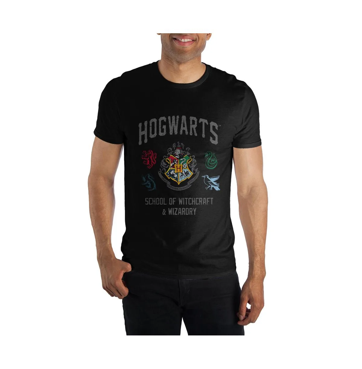Hogwarts School of Witchcraft and Wizardry Graphic Short-Sleeve T-Shirt by Harry Potter