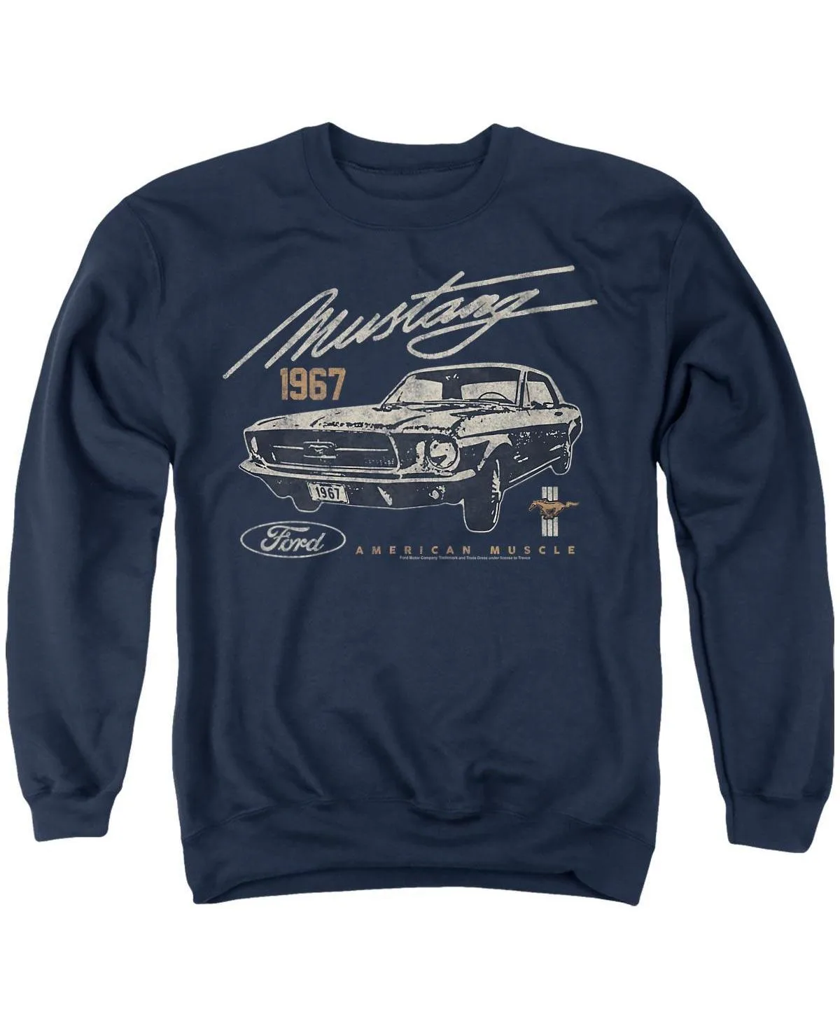 American Muscle Dark Crewneck Sweatshirt by Mustang