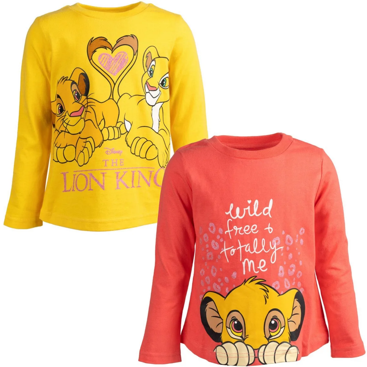 Lion King Nala Simba 2 Pack T-Shirts by Lion King
