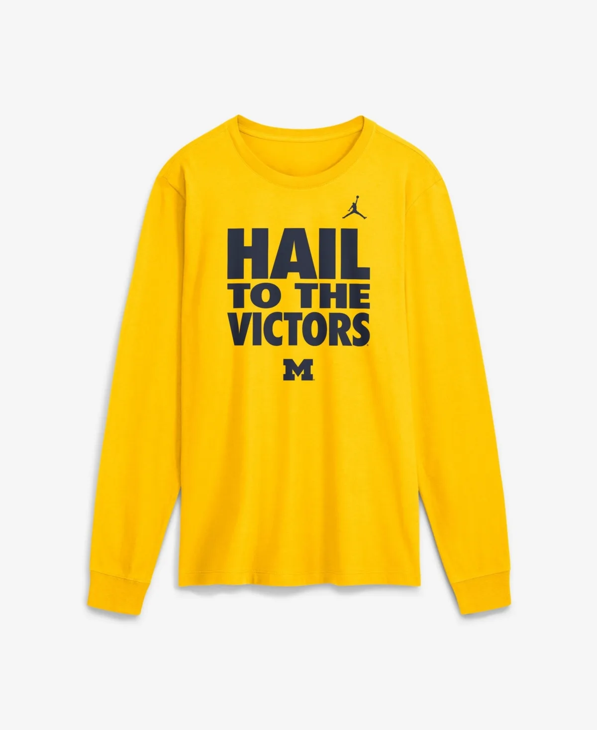 Michigan Wolverines Dri-Fit Long-Sleeve T-Shirt by Jordan
