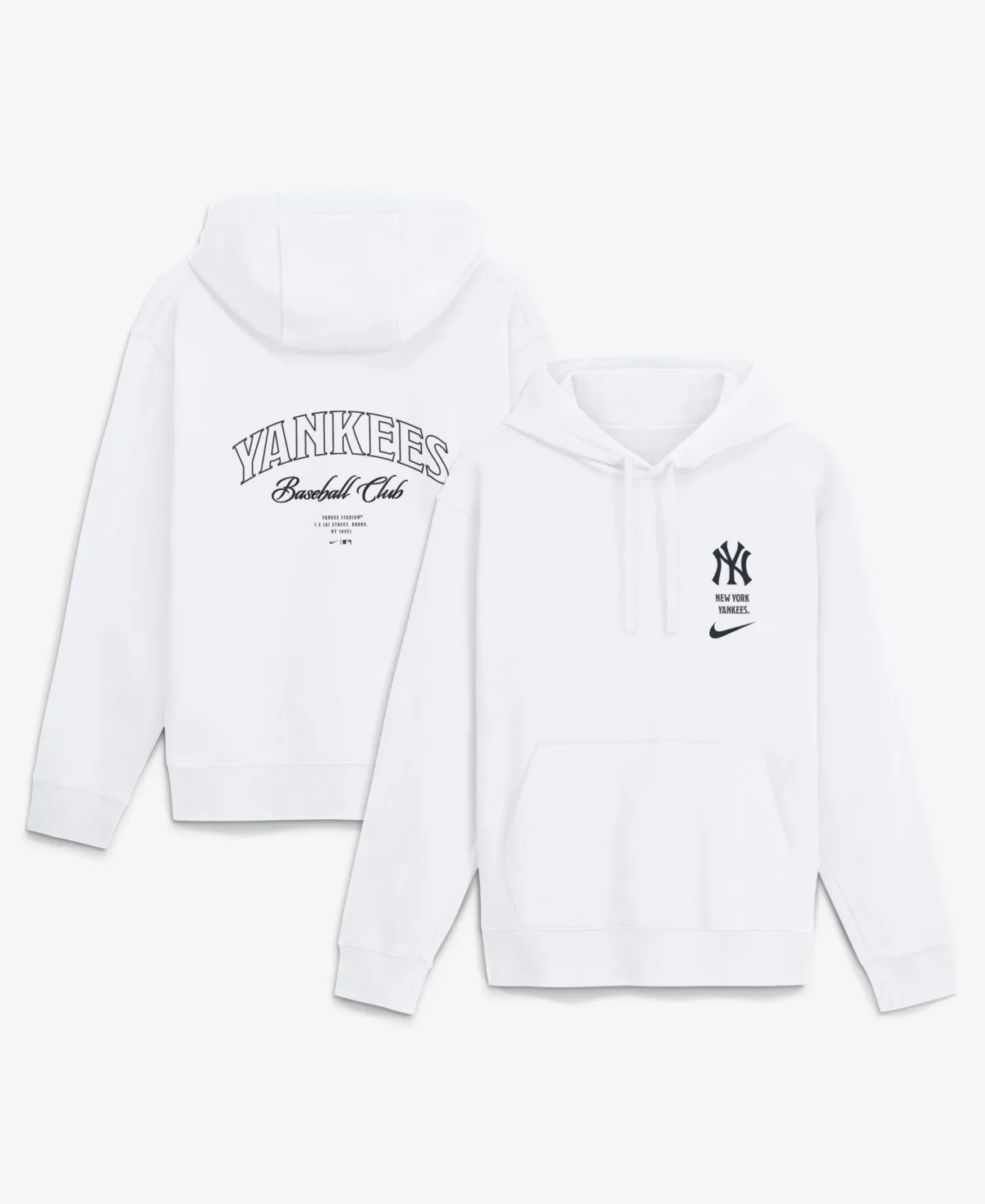 New York Yankees Club Hooded Fleece Hoodie by Nike