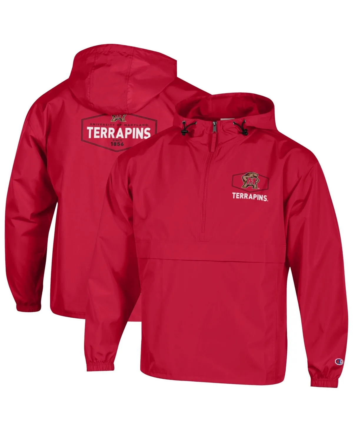 Maryland Terrapins Delay Packable Half-Zip Sweatshirt by Champion